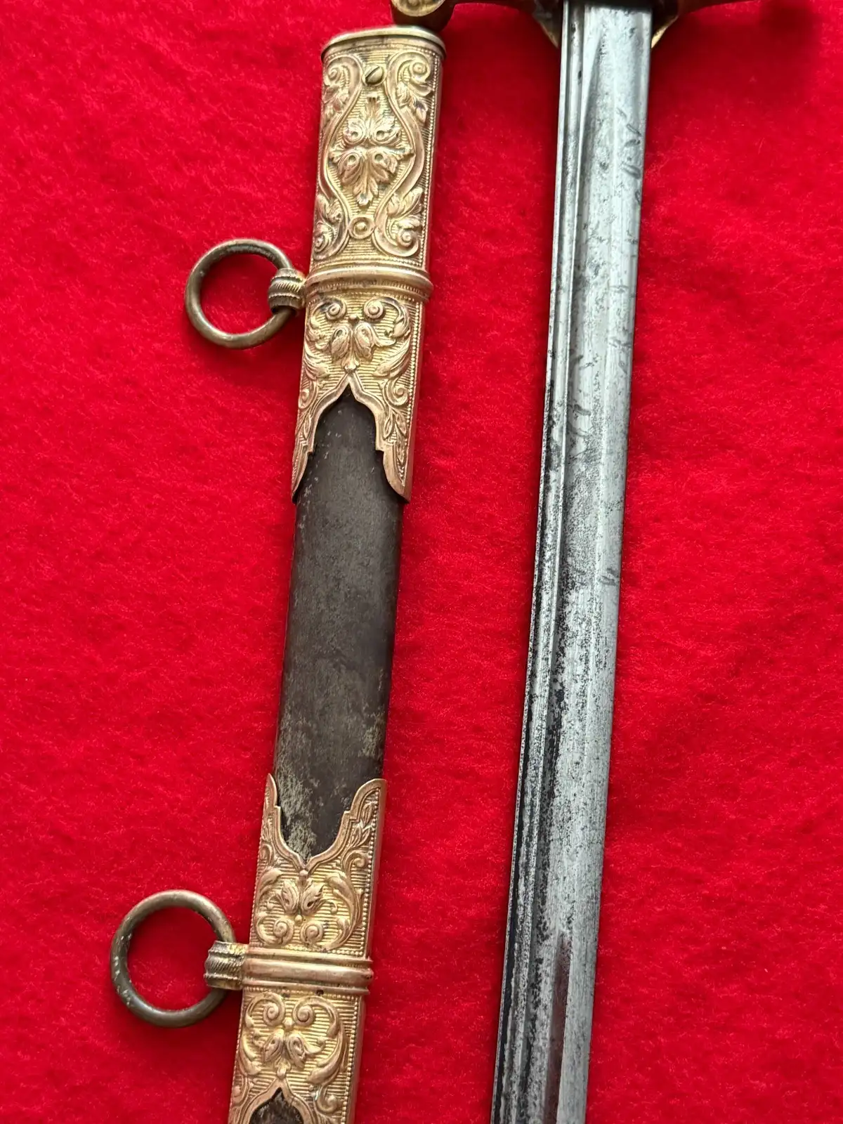 French Late 18th Century Lion Head Officer Sword - View 7