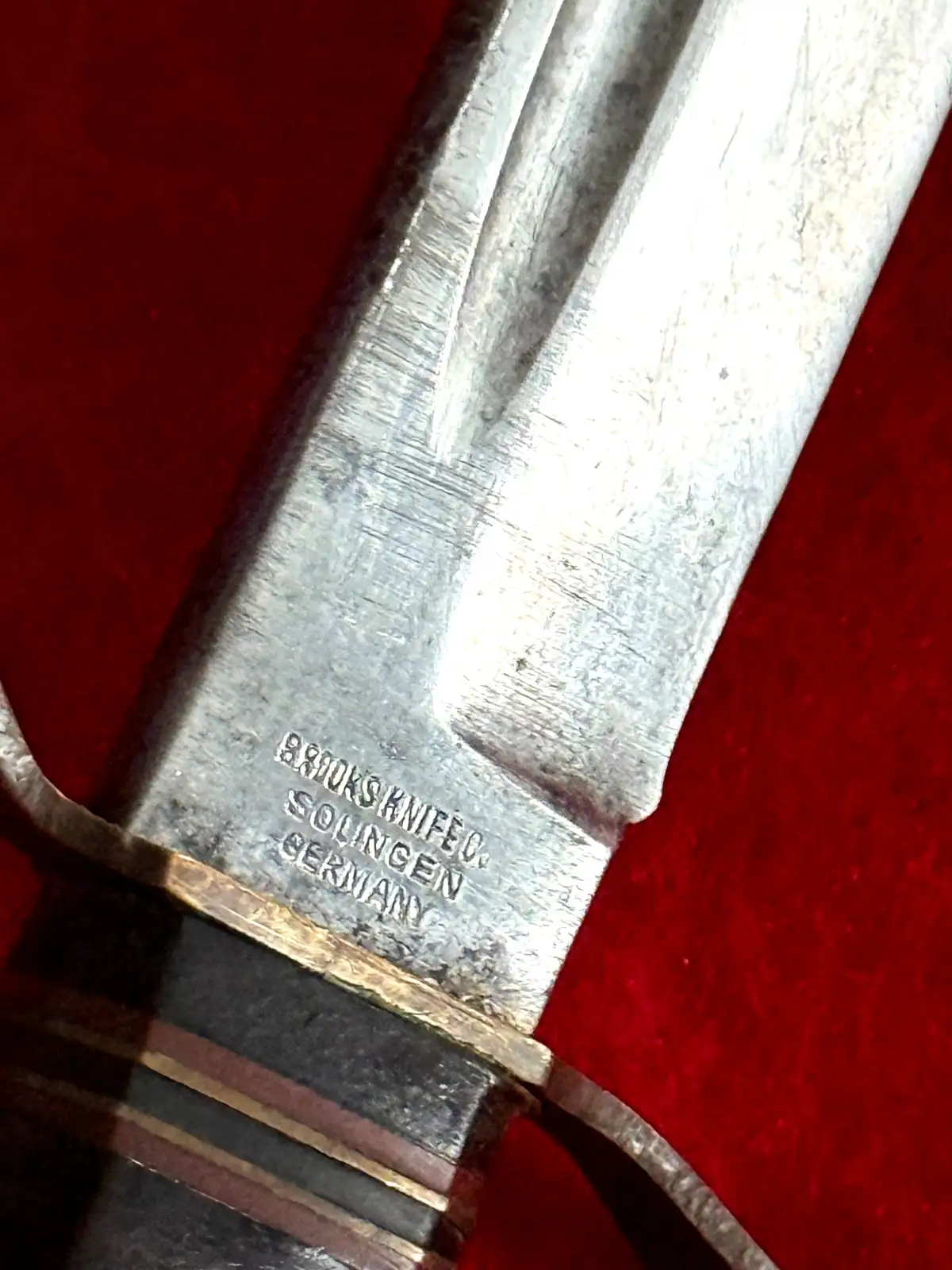 German 20th Century Solingen Hunting Knife Brooks - View 6