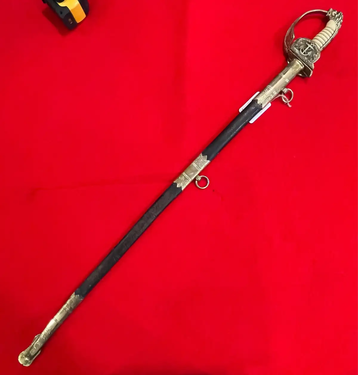 German WW2 Kriegsmarine Officer Damascus Sword