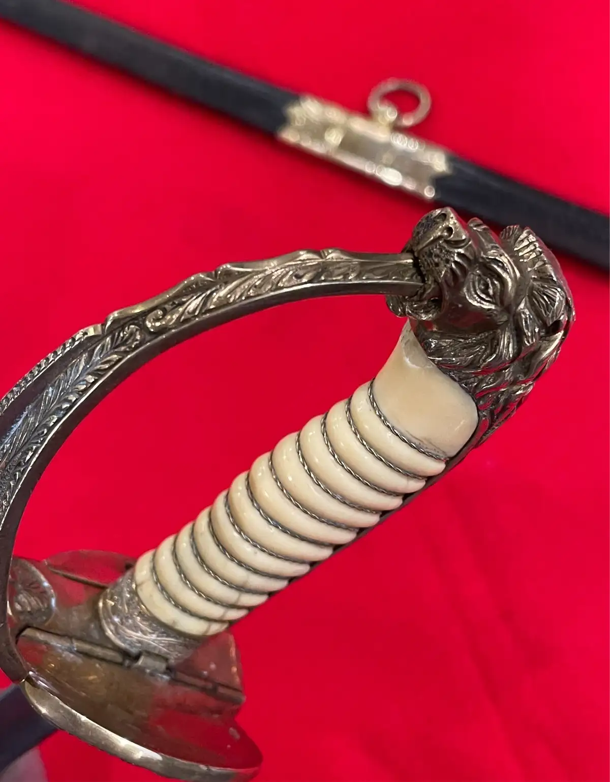 German WW2 Kriegsmarine Officer Damascus Sword - View 18