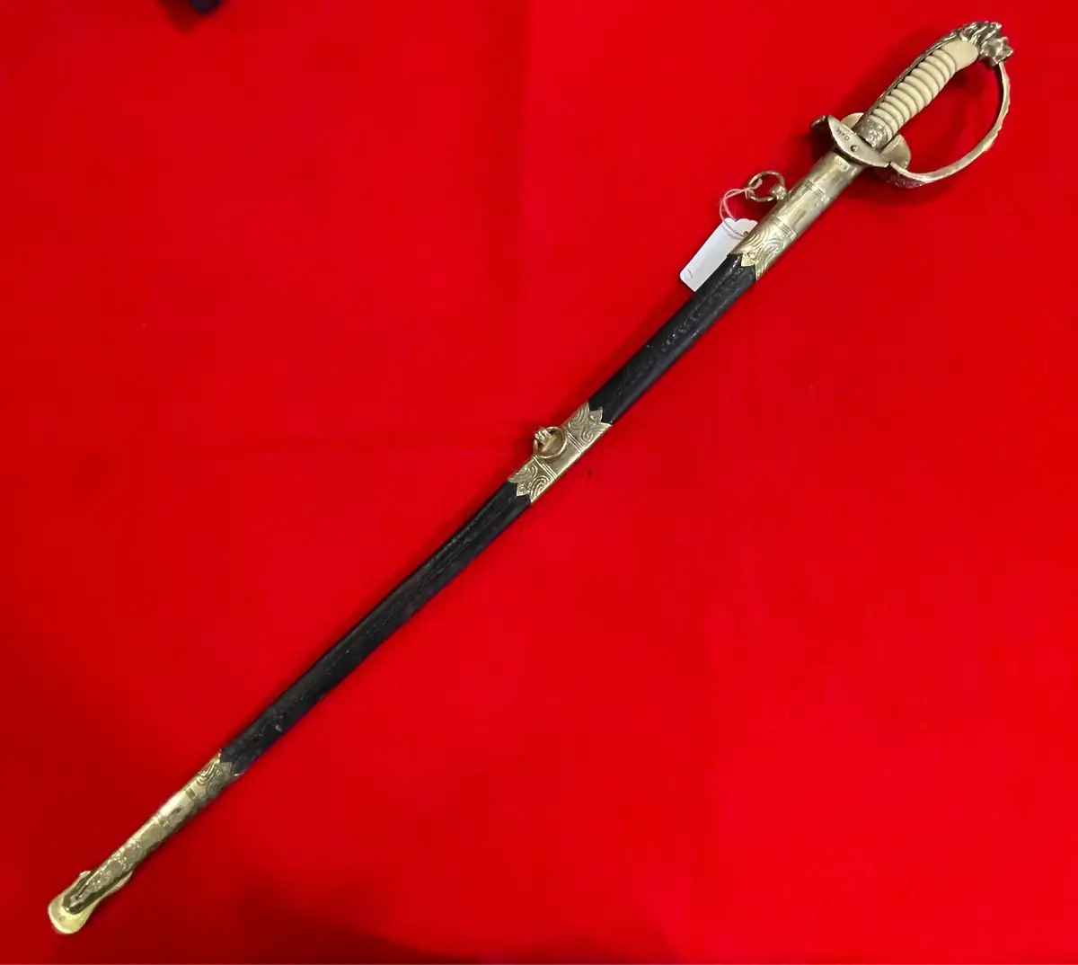 German WW2 Kriegsmarine Officer Damascus Sword - View 4