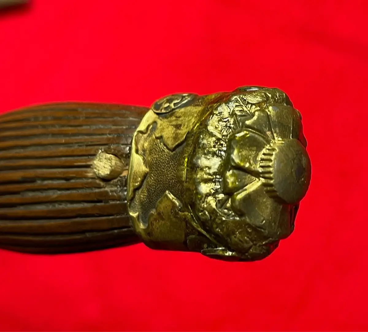 Antique Chinese China 19 Century Short Sword Large Knife - 8