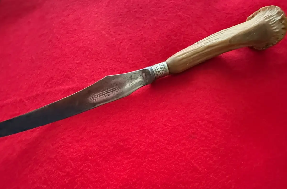 British 19th Century Sheffield Hunting Knife Greaves - View 3