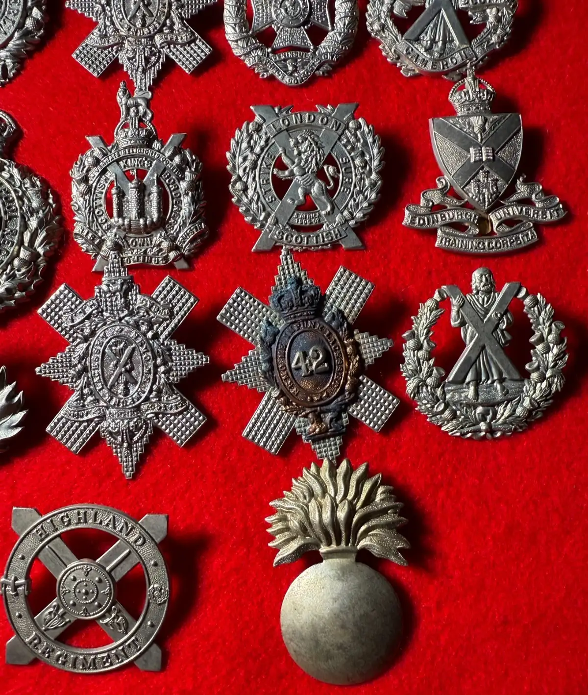 British 20th Century Military Cap Badge Lot - View 5
