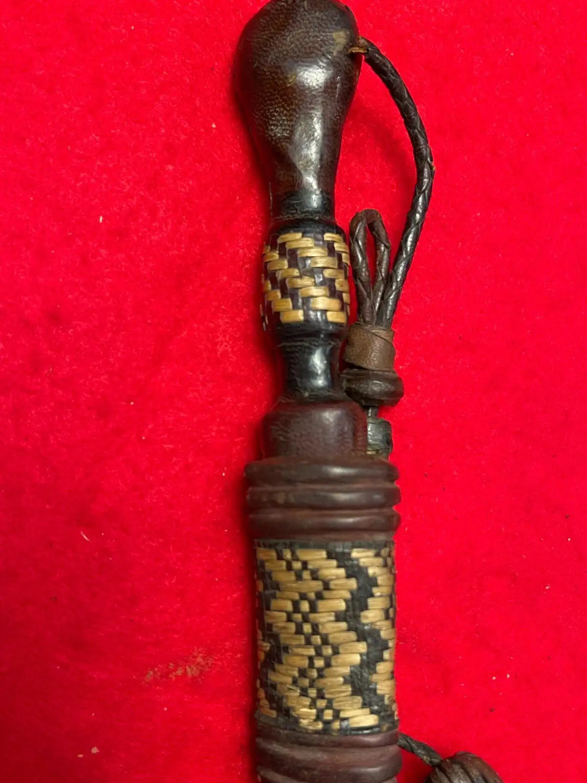 Liberian 20th Century Saharan Fringed Leather Knife - View 5