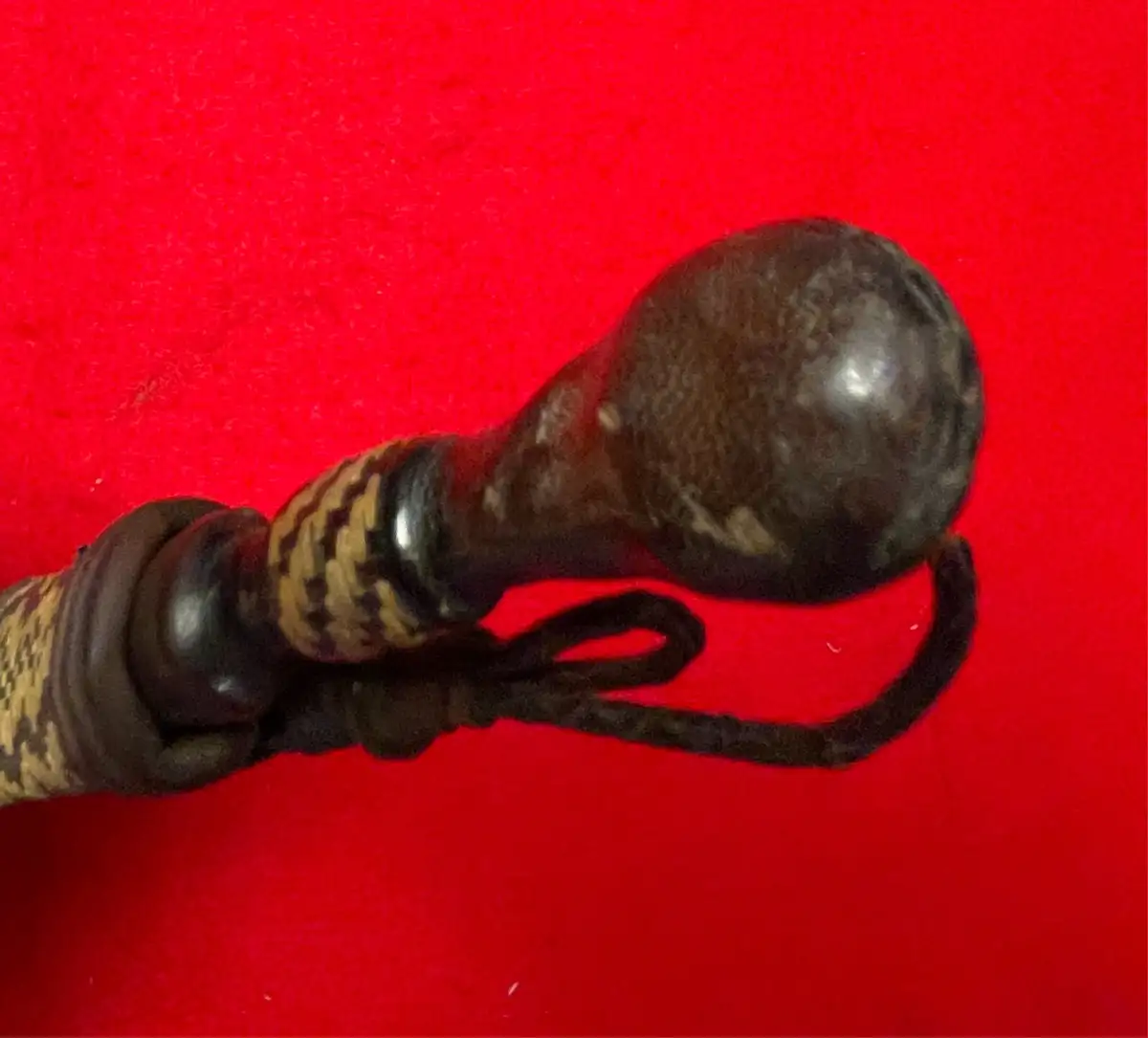 Liberian 20th Century Saharan Fringed Leather Knife - View 9