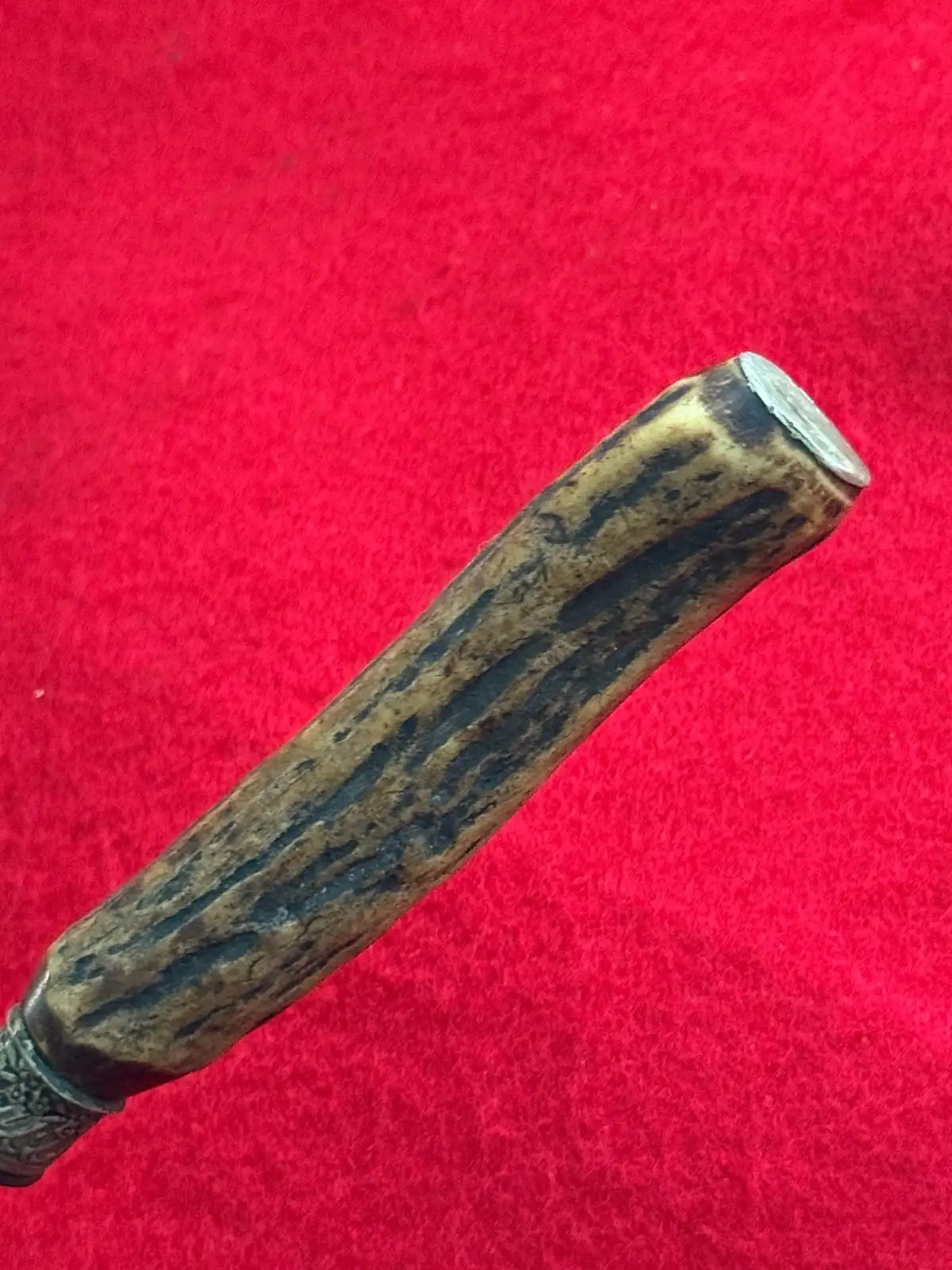 European 19th Century Horn Utility Knife Sharpening Wand - View 4