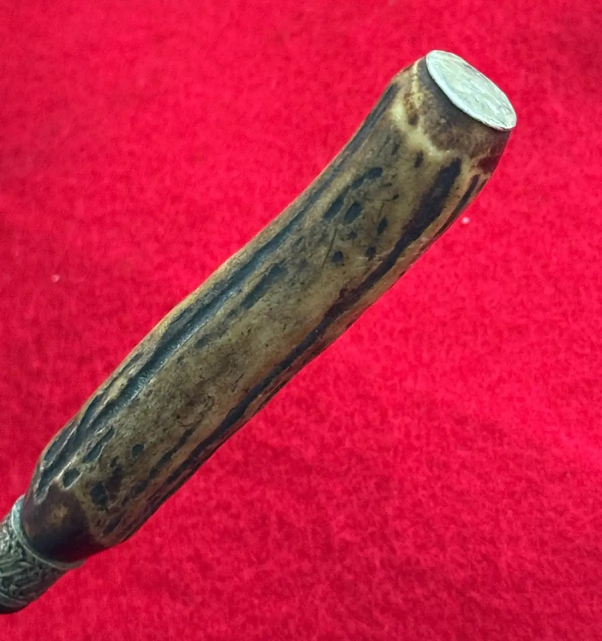 European 19th Century Horn Utility Knife Sharpening Wand - View 5