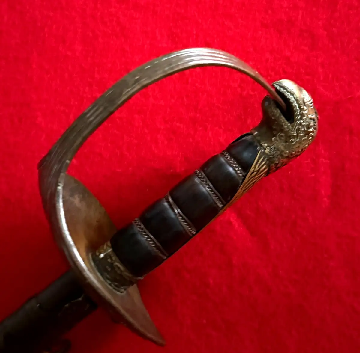 Mexican 19th Century Eagle Head Saber Sword - View 15
