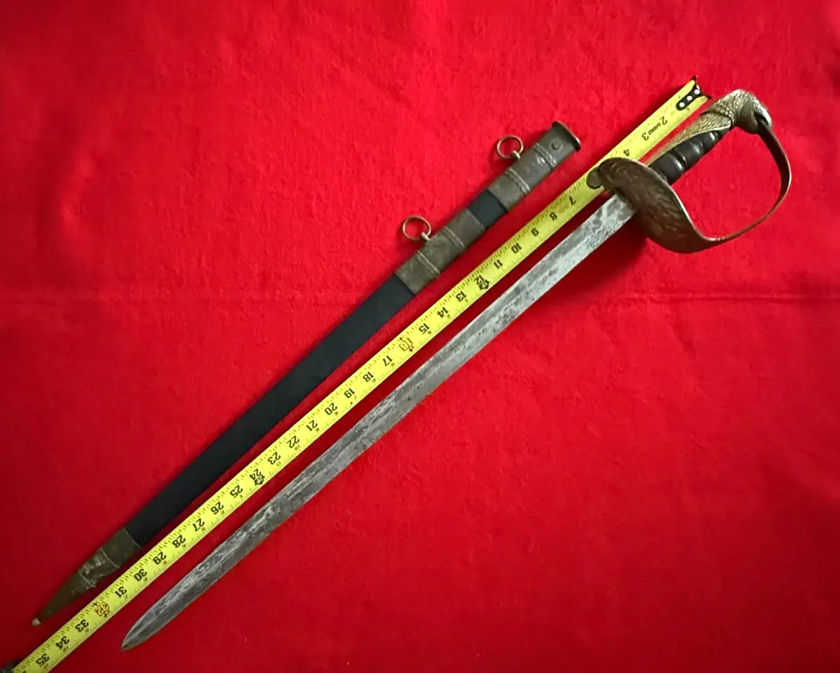 Mexican 19th Century Eagle Head Saber Sword alternate view