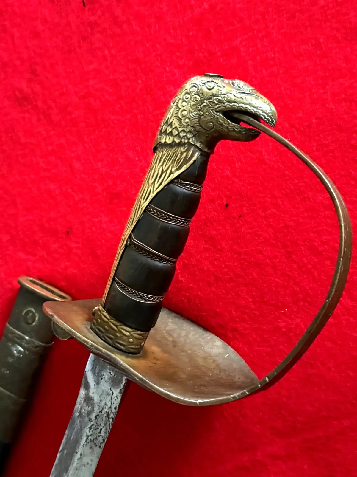 Mexican 19th Century Eagle Head Saber Sword - View 20