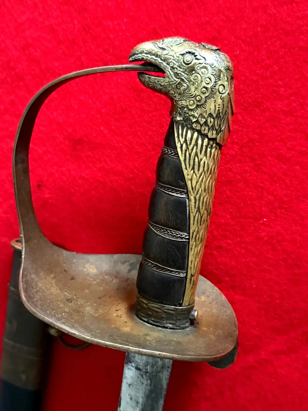 Mexican 19th Century Eagle Head Saber Sword - View 21