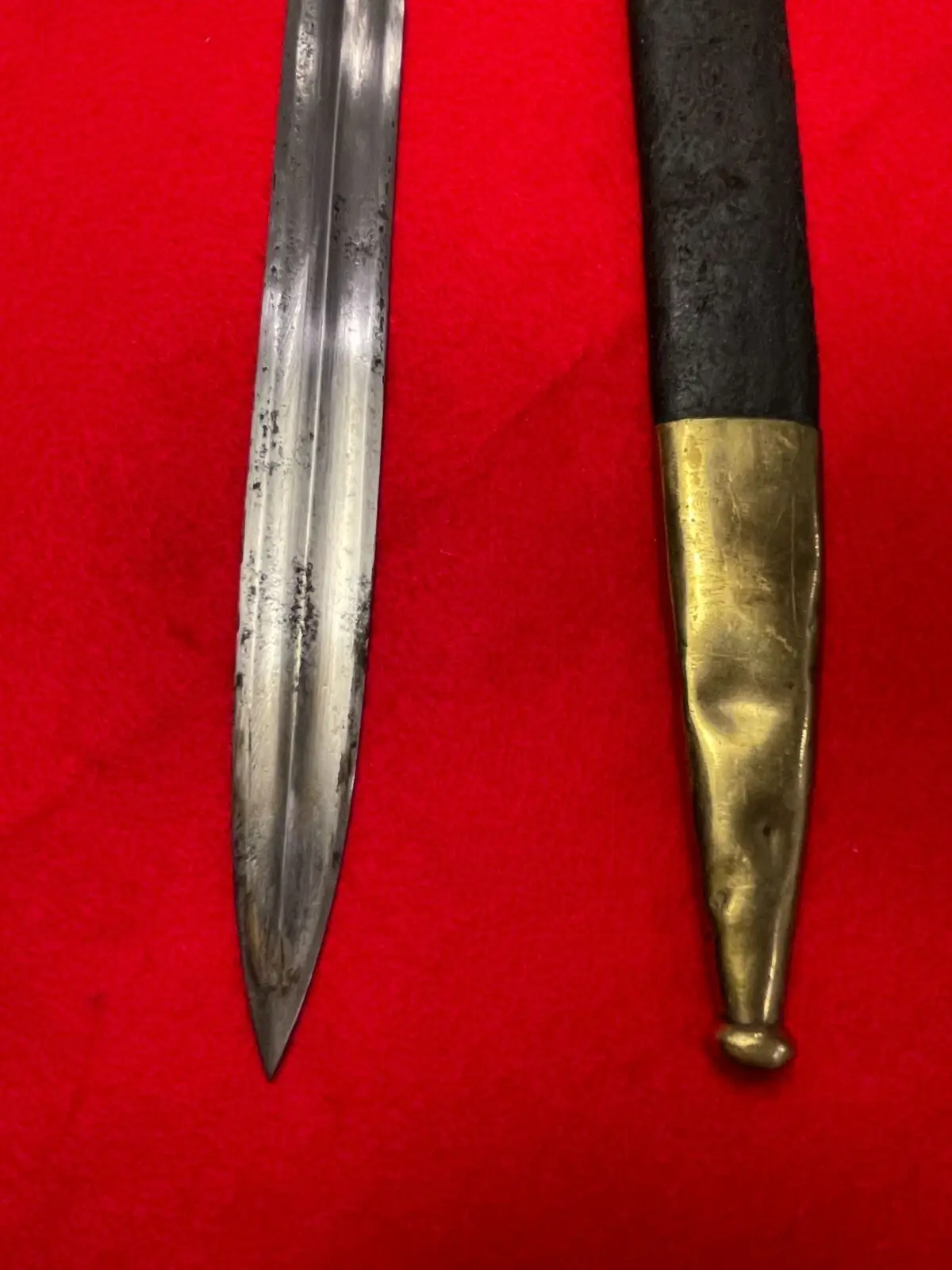 Original Antique French Klingenthal Coulaux A&C Sword Knife - 4