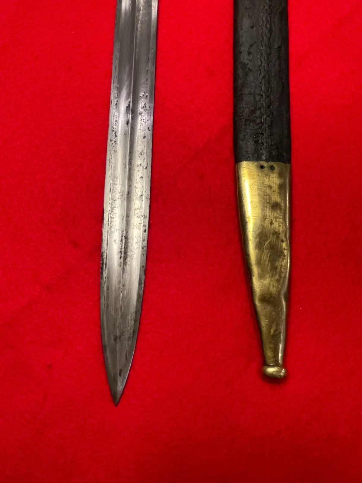 Original Antique French Klingenthal Coulaux A&C Sword Knife - 5