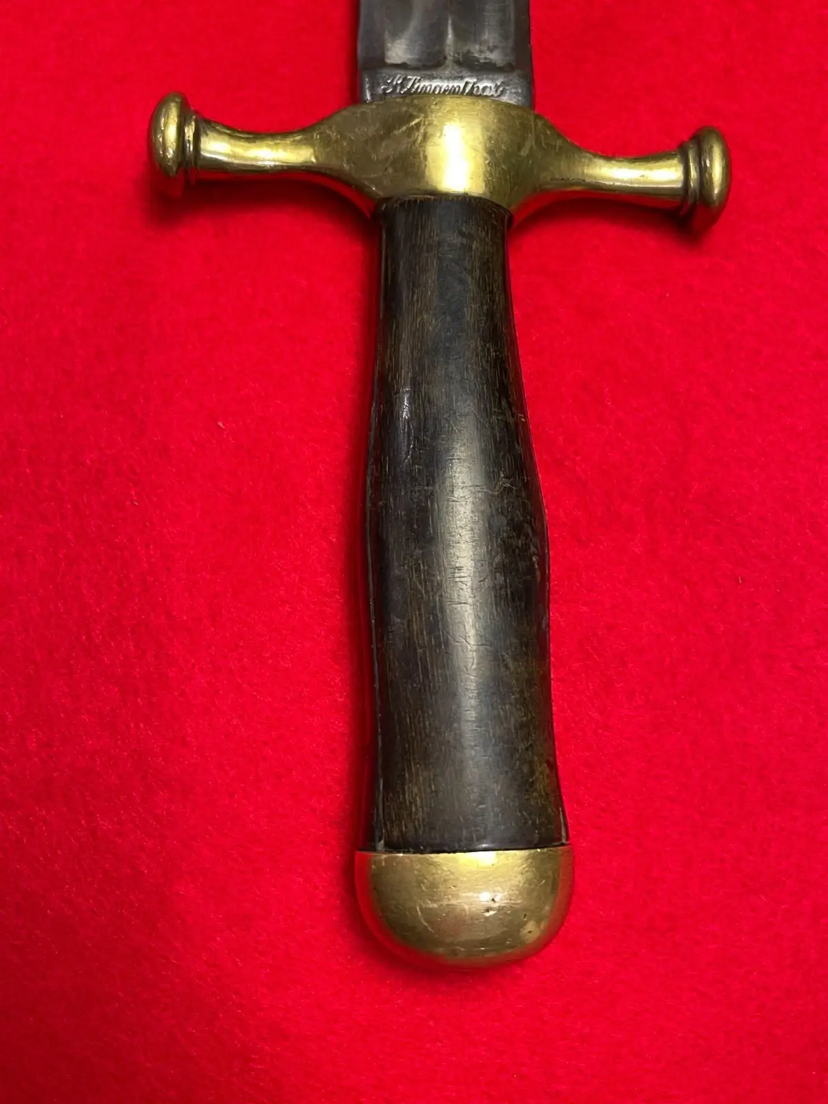 Original Antique French Klingenthal Coulaux A&C Sword Knife - 8