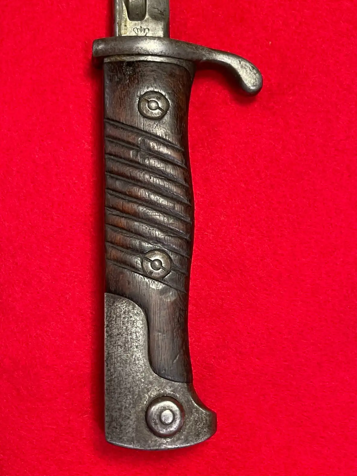 Original German WW1 S98 Bayonet with Erfurt Markings - View 10