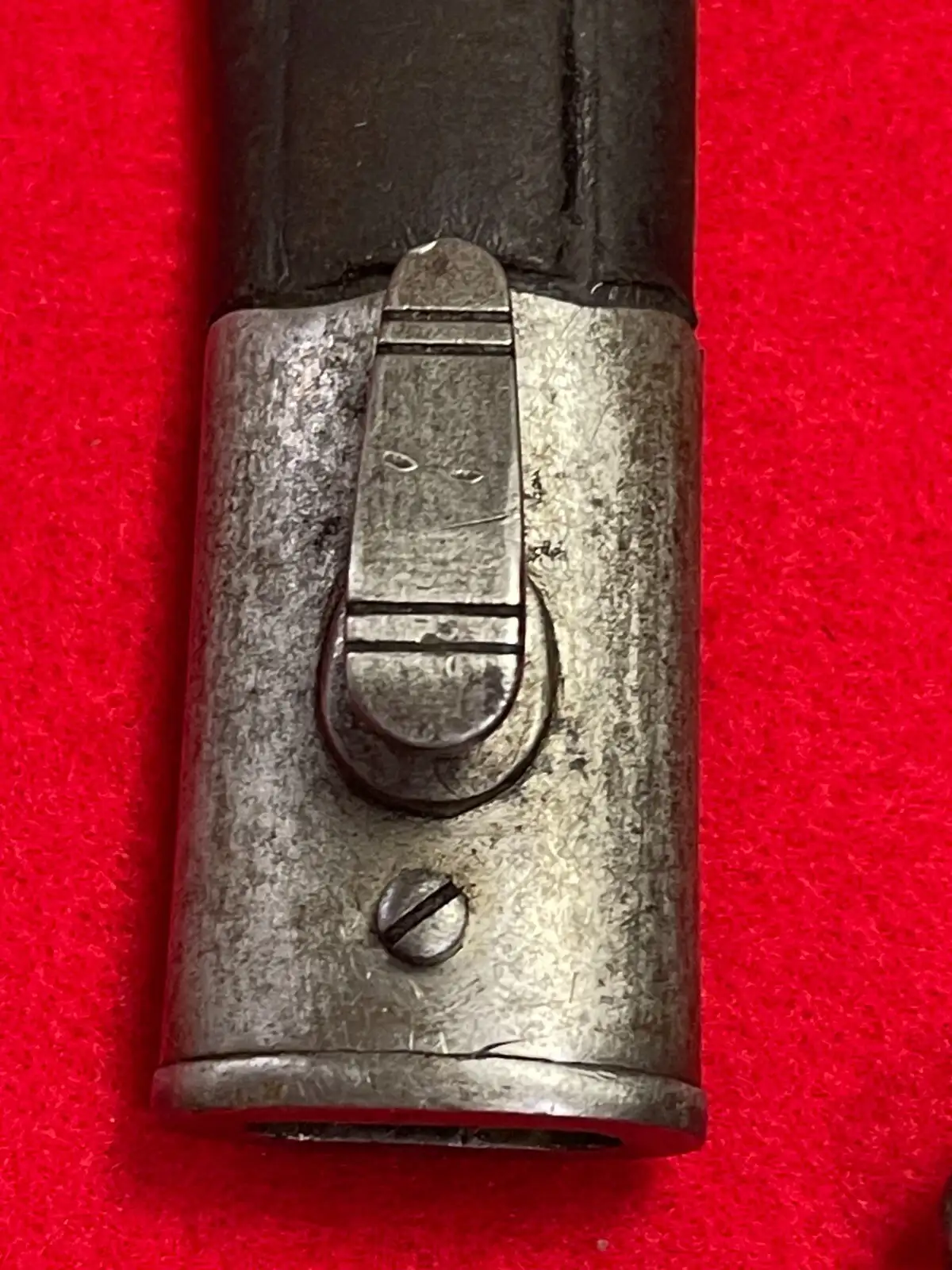 Original German WW1 S98 Bayonet with Erfurt Markings - View 12
