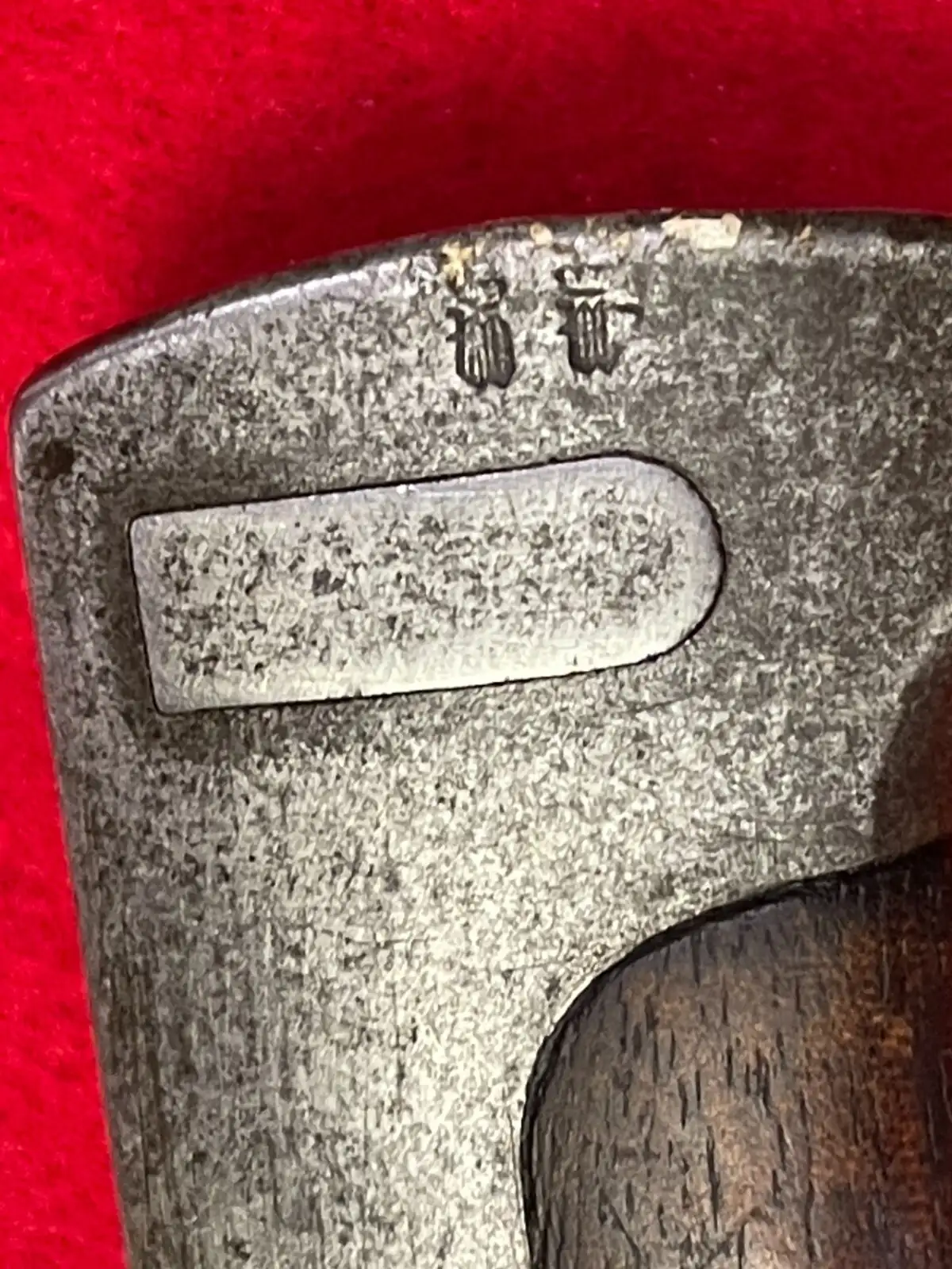 Original German WW1 S98 Bayonet with Erfurt Markings - View 13