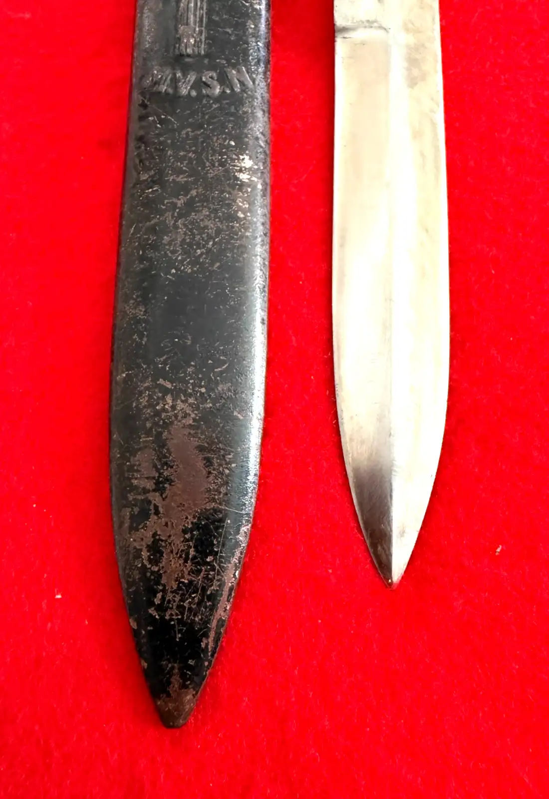 Original Italian WW2 MVSN Blackshirt Fighting Dagger - View 4