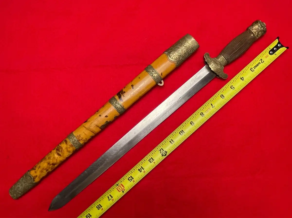 Original Chinese 19th Century Short Sword - View 3