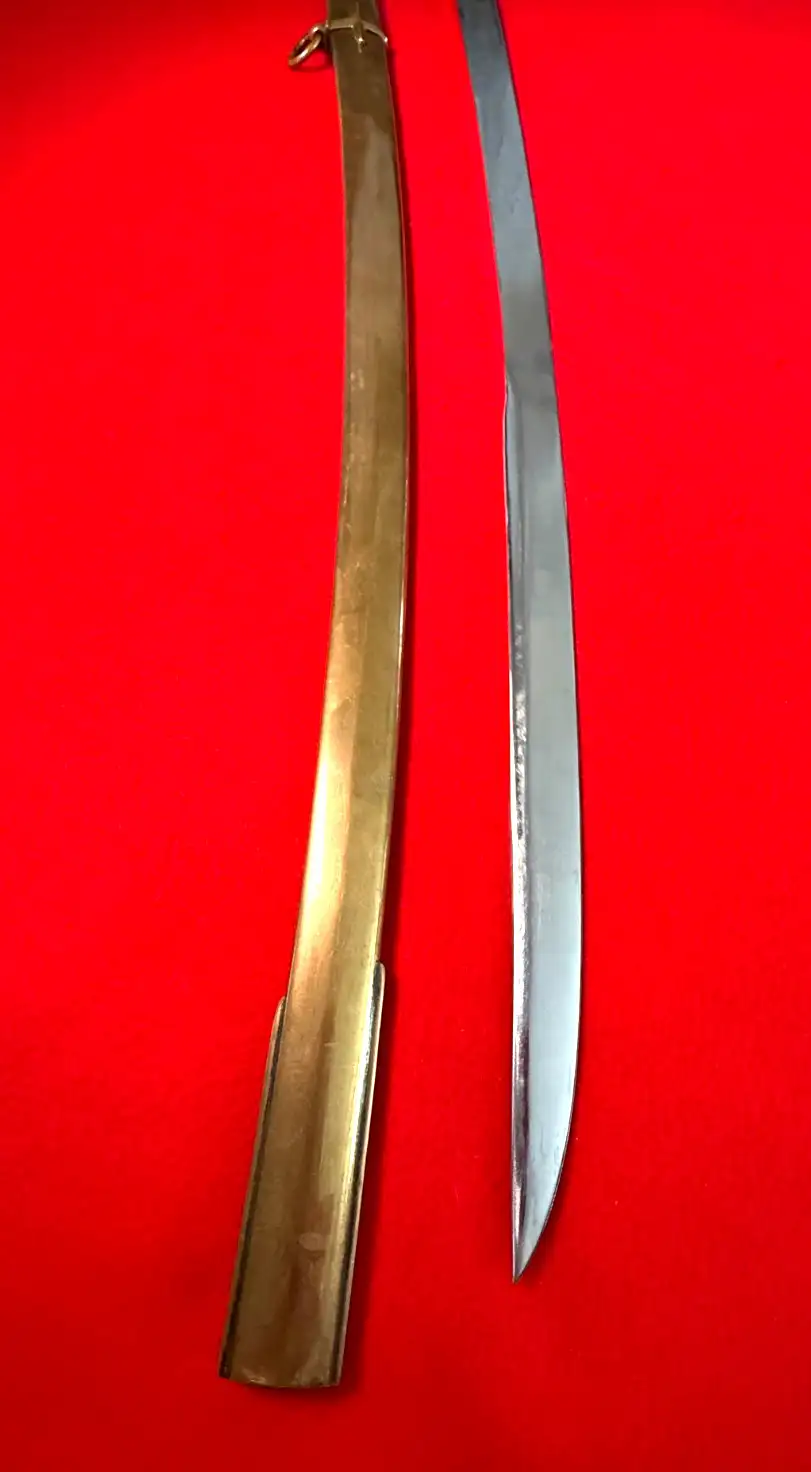 British M1831 Mameluke Officer Saber with Scabbard - View 10