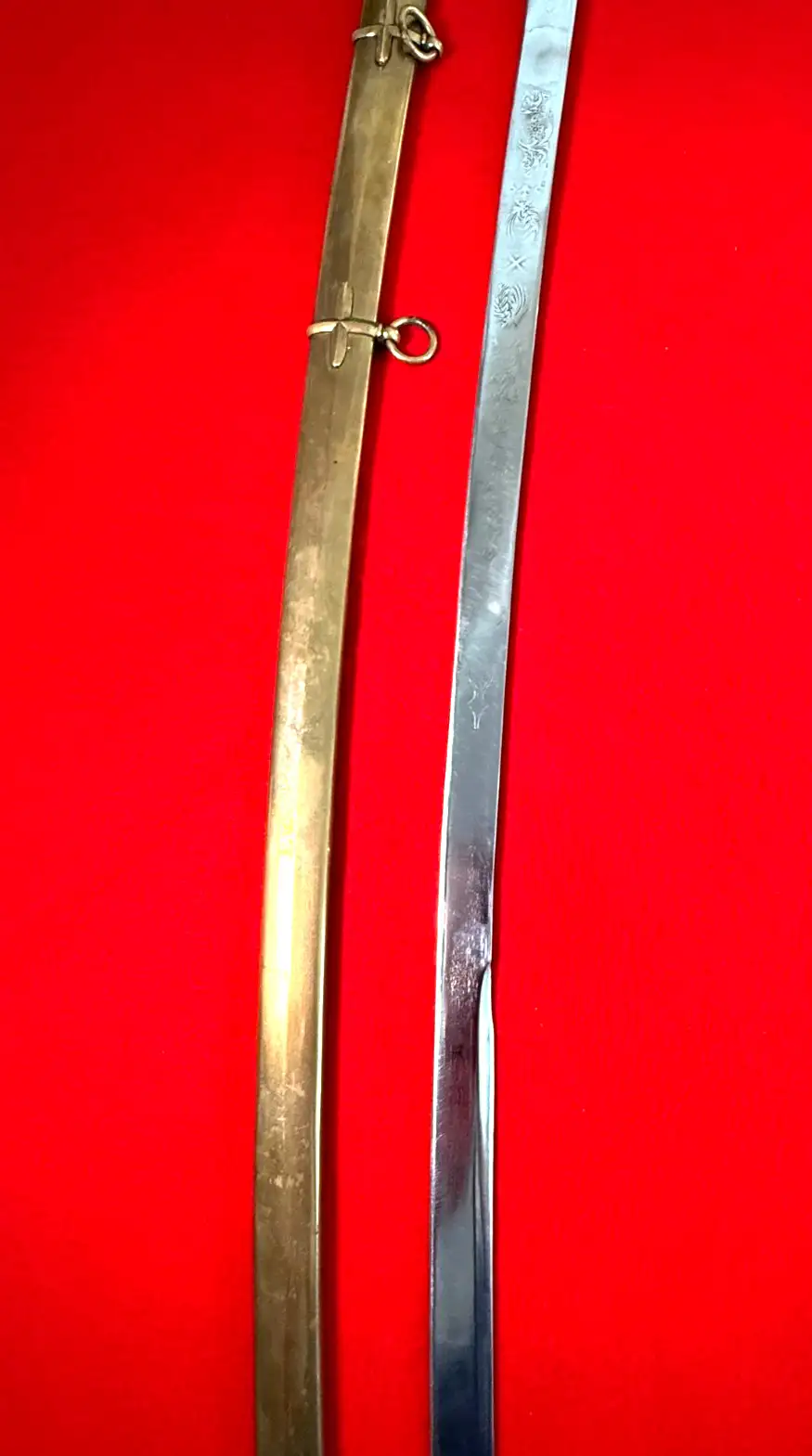 British M1831 Mameluke Officer Saber with Scabbard - View 3