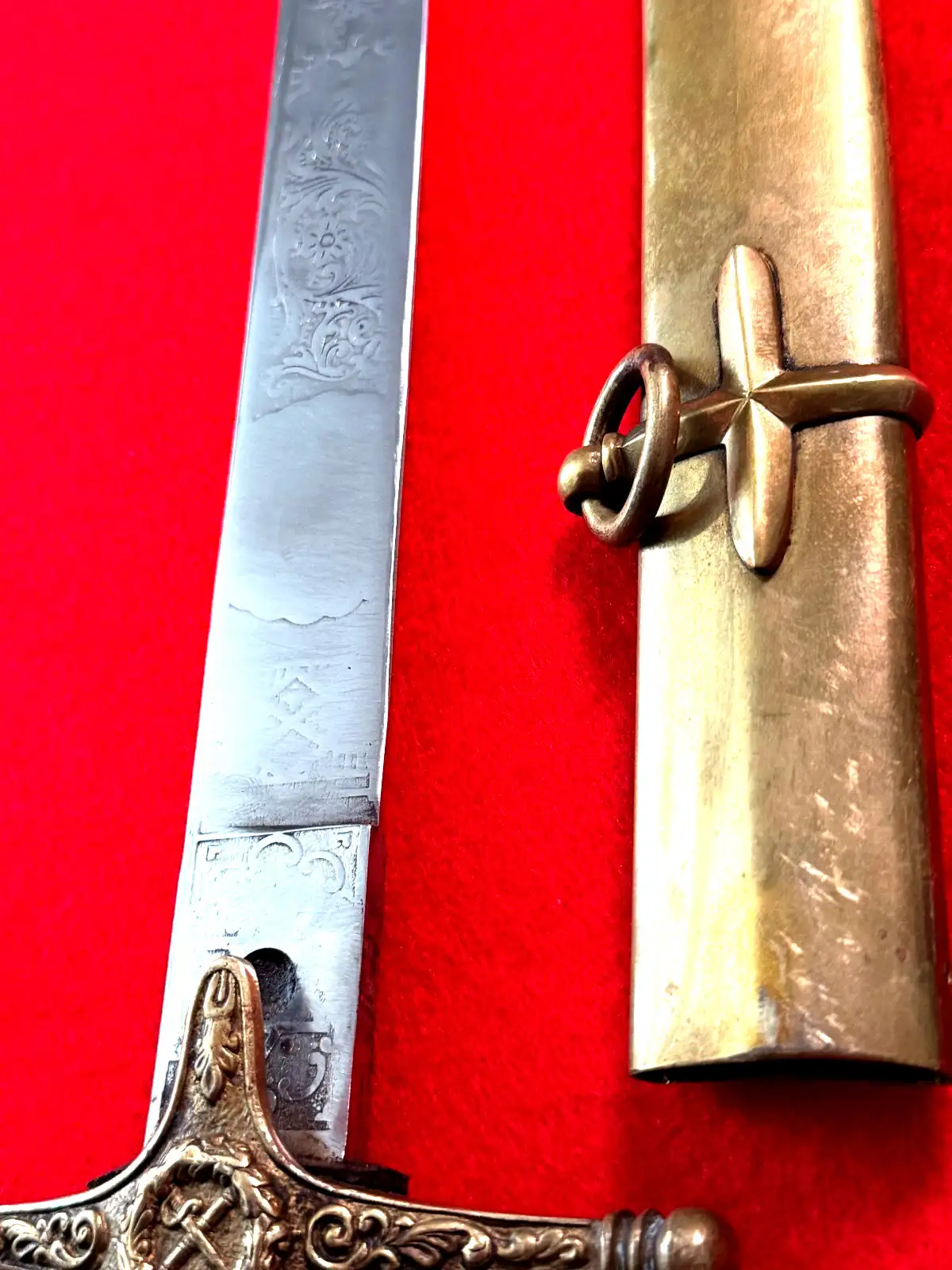 British M1831 Mameluke Officer Saber with Scabbard - View 5