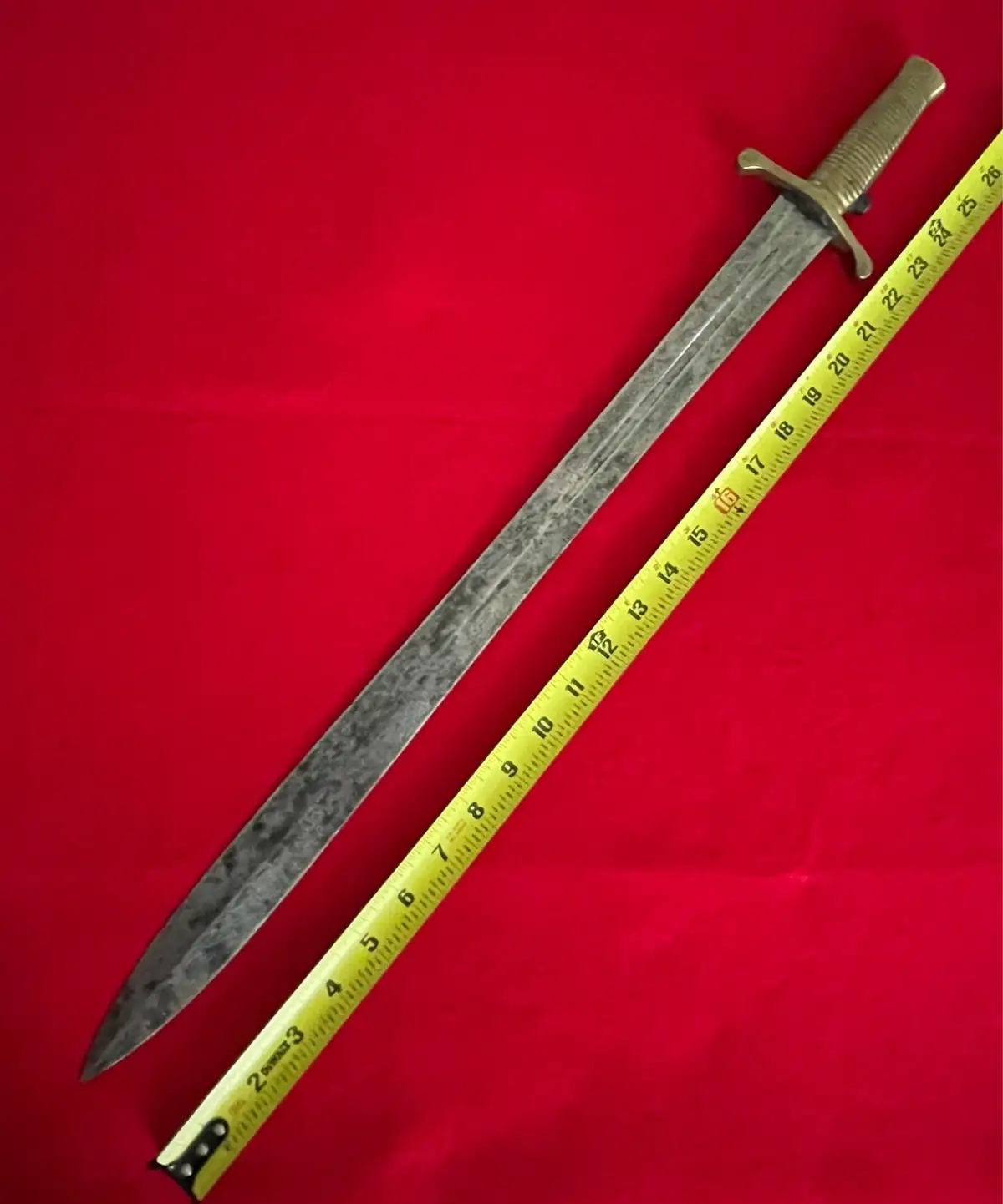 Original British-Import Brunswick Civil War Bayonet alternate view