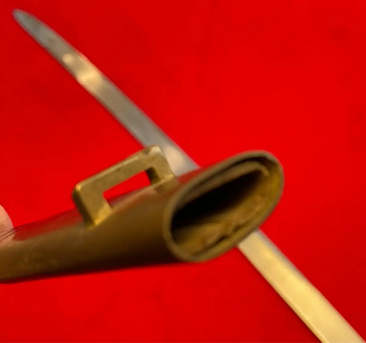 Original Spanish Toledo Artillery Saber with Scabbard - View 13