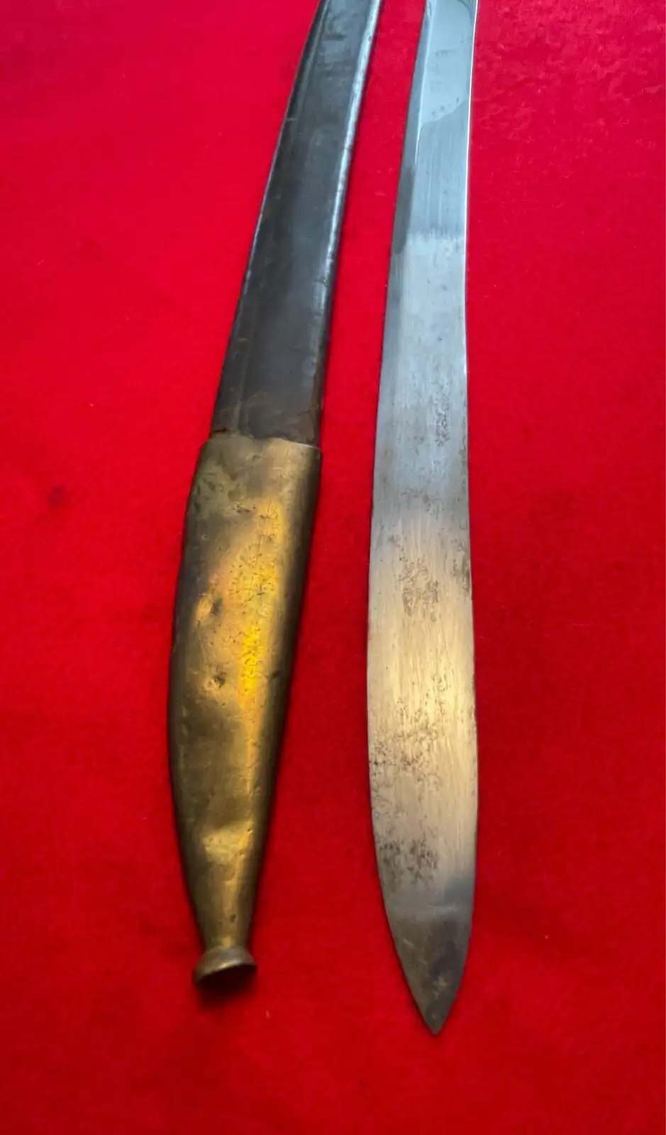 Original Spanish Toledo Artillery Saber with Scabbard - View 3