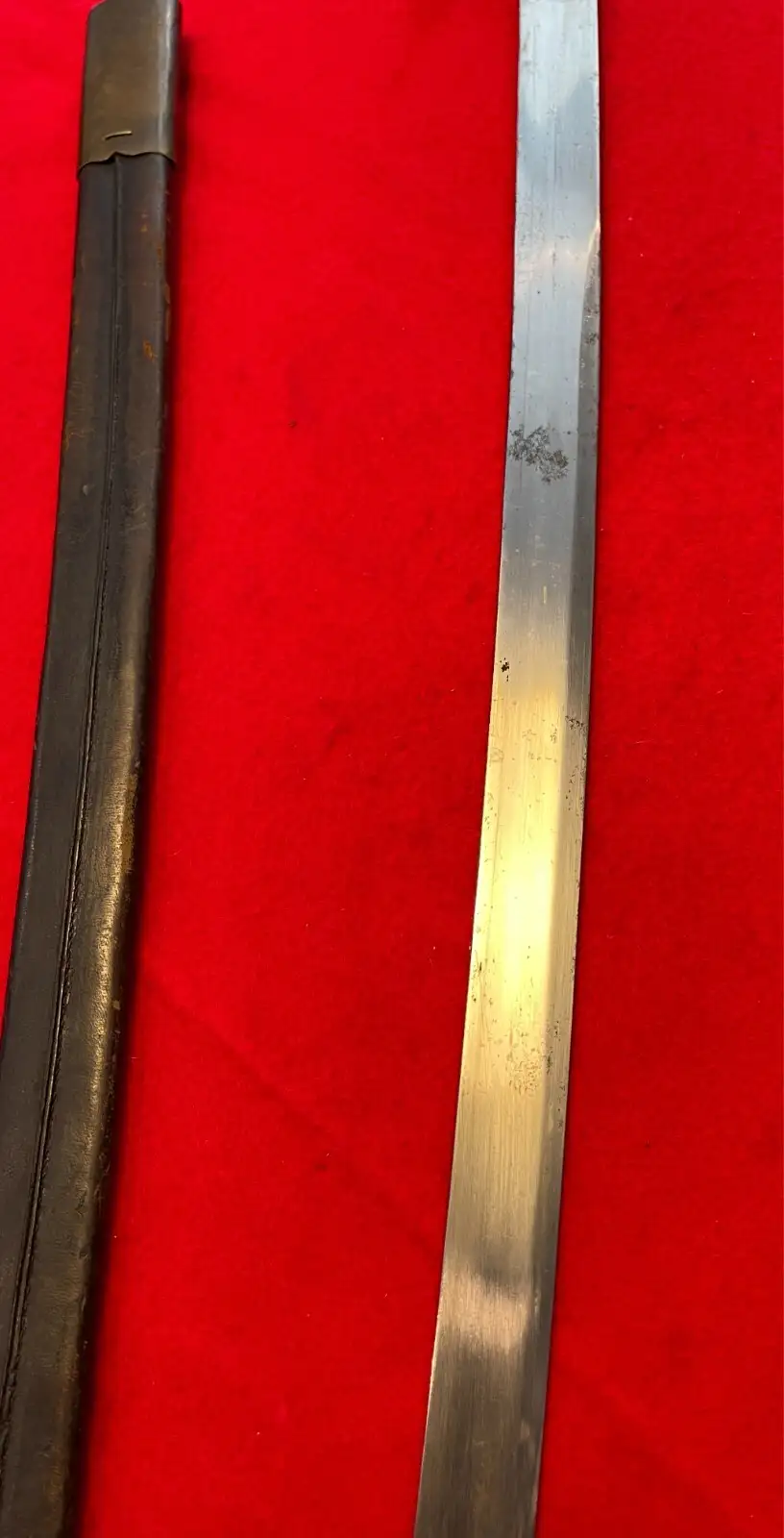 Original Spanish Toledo Artillery Saber with Scabbard - View 4
