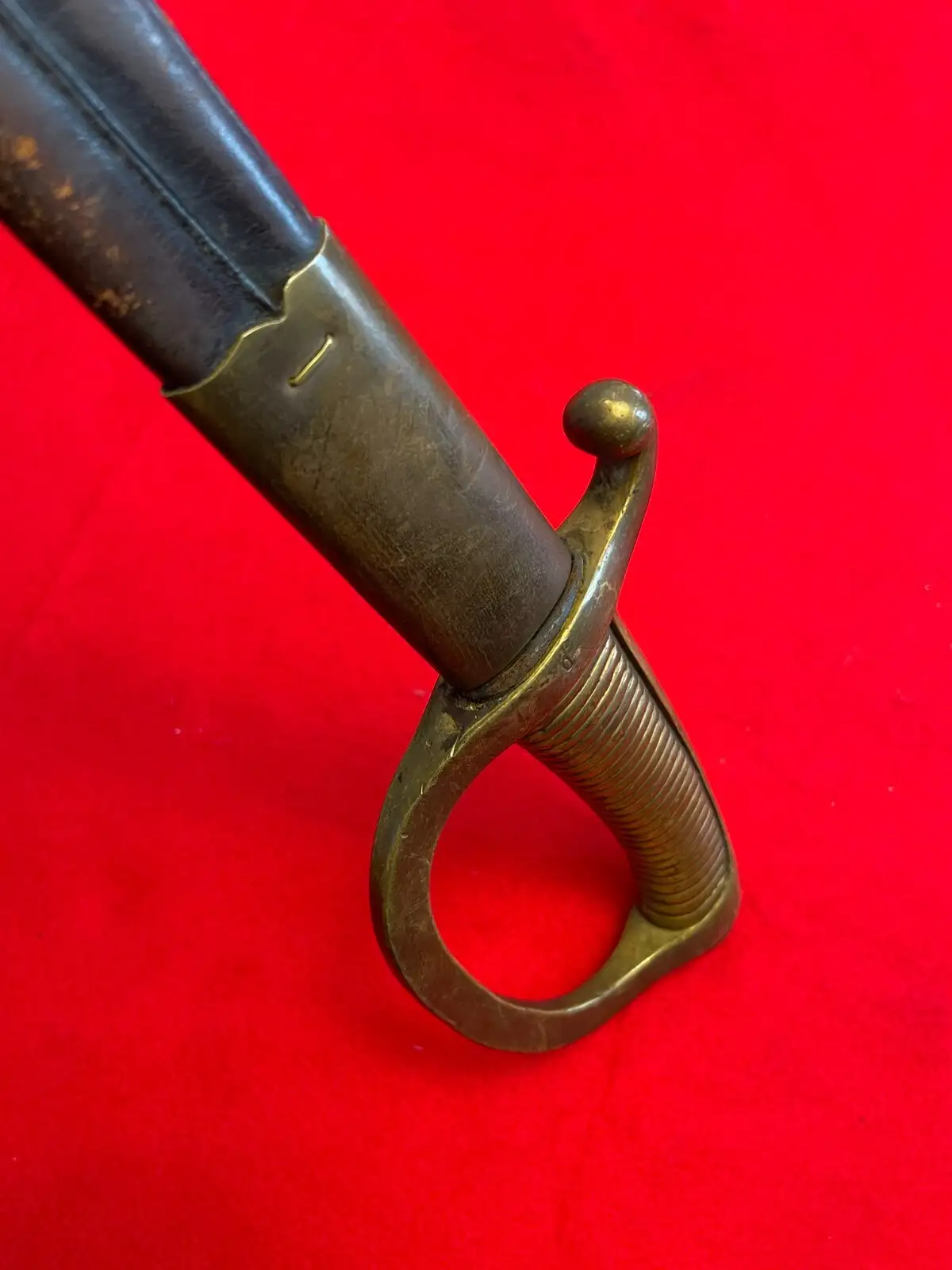 Original Spanish Toledo Artillery Saber with Scabbard - View 9