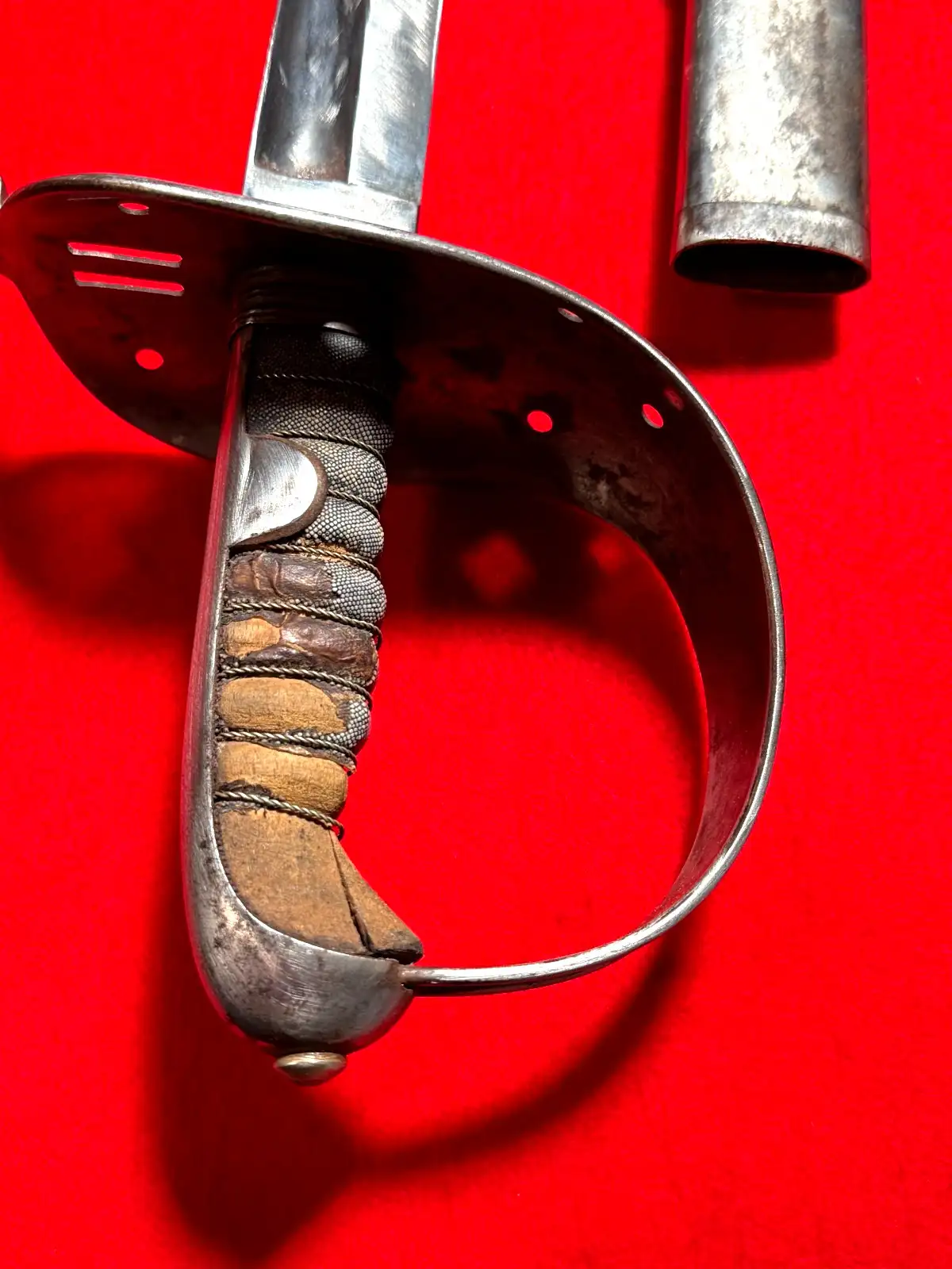 Original Austrian WW1 Cavalry Officer Sword with Scabbard - View 10