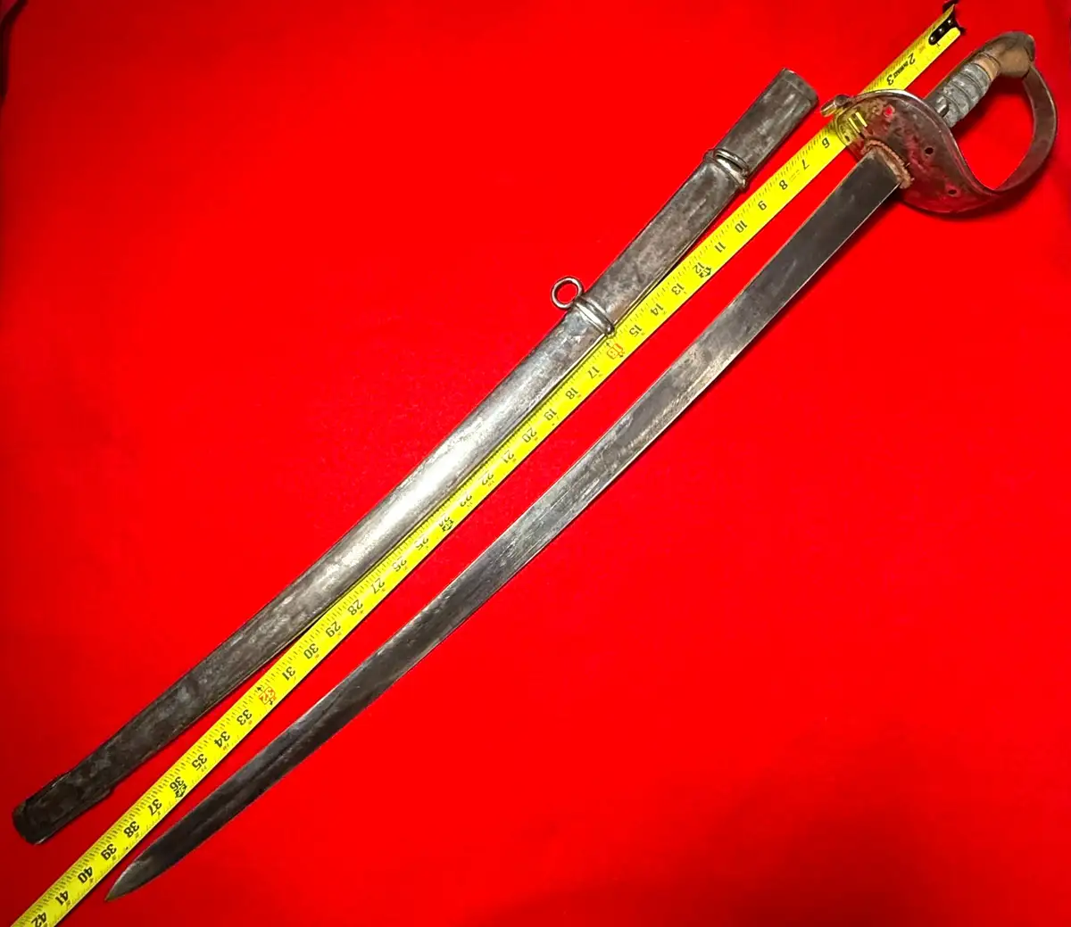 Original Austrian WW1 Cavalry Officer Sword with Scabbard alternate view