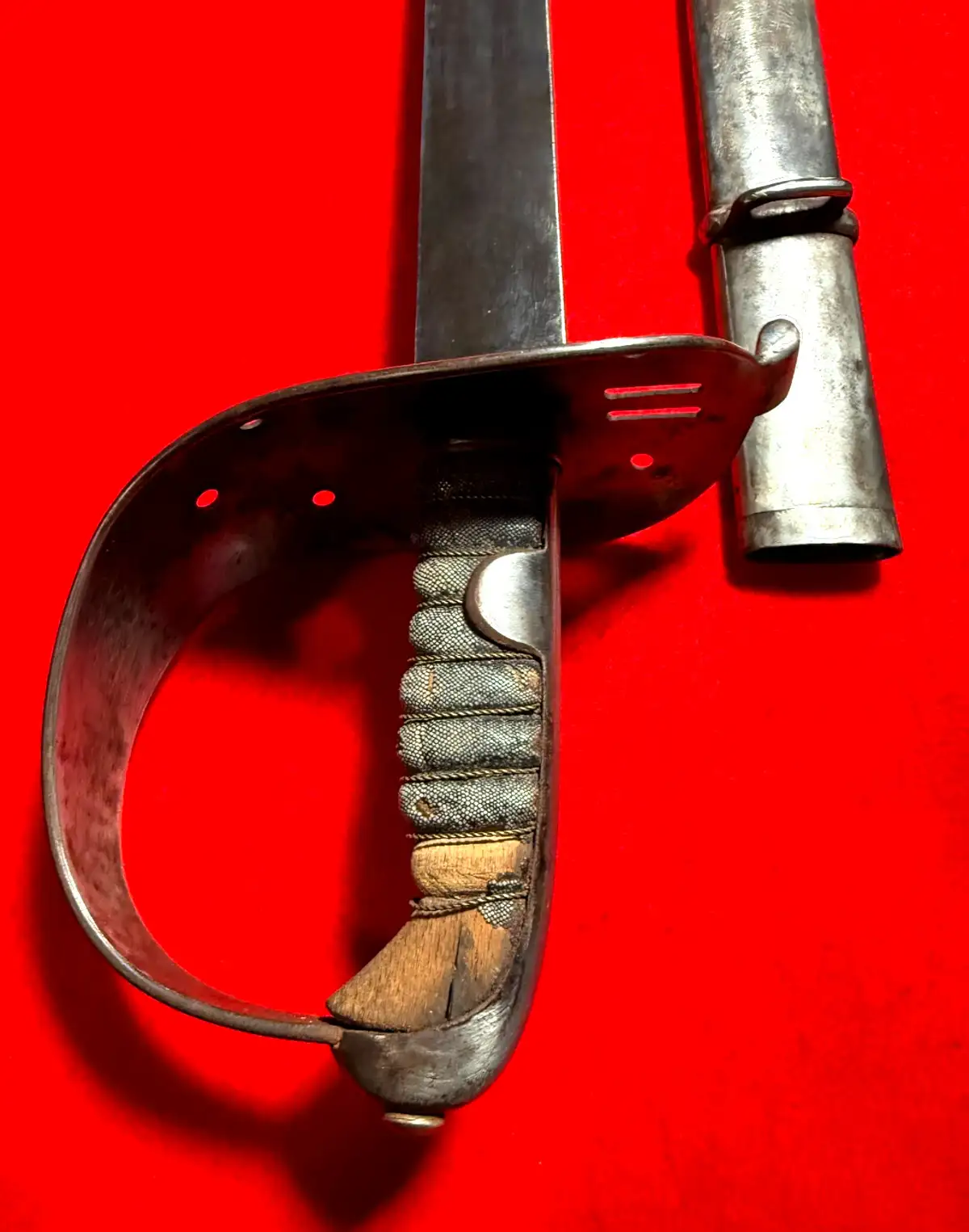Original Austrian WW1 Cavalry Officer Sword with Scabbard - View 9