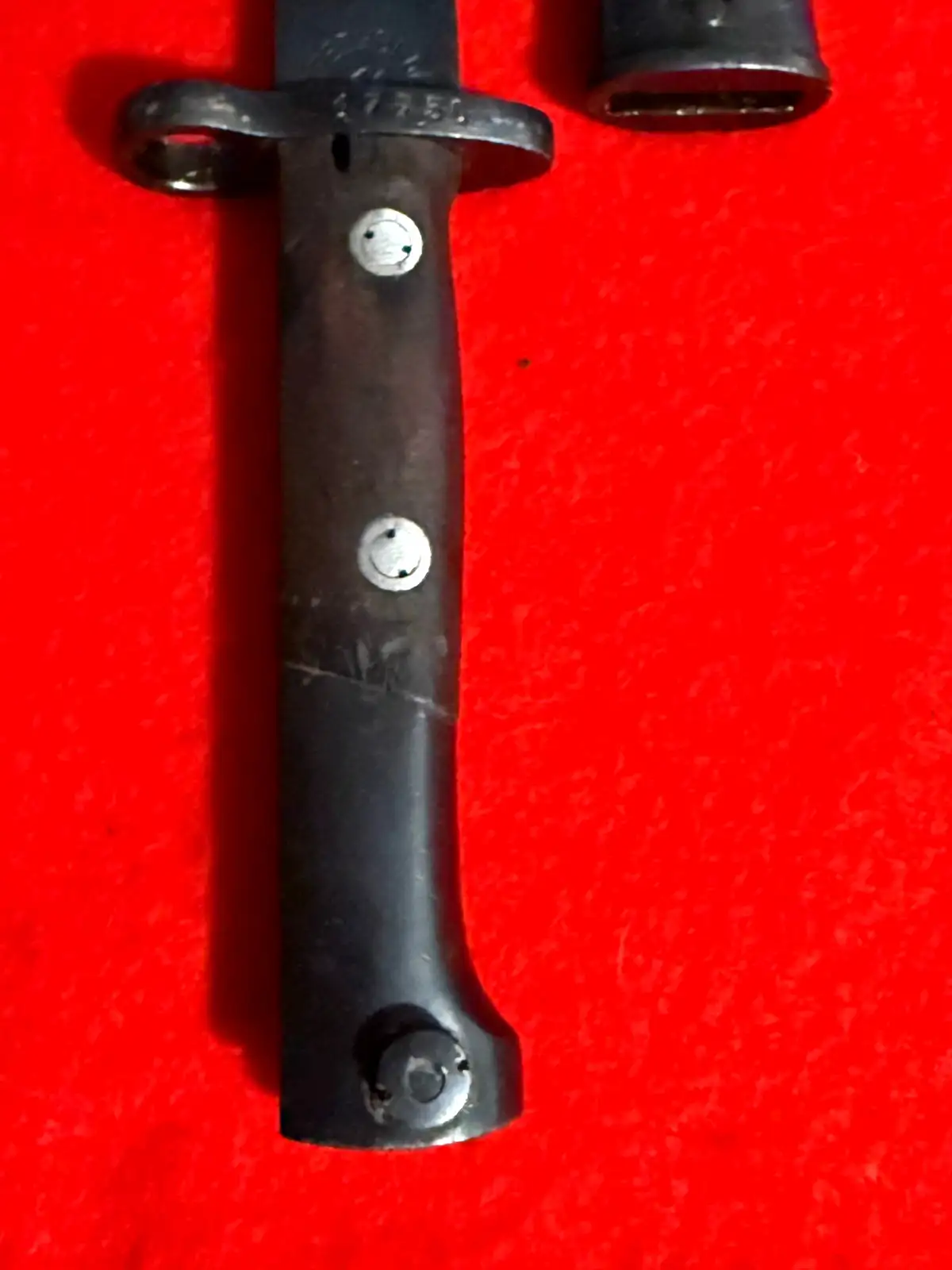 Original Yugoslavian WW2 K98 Bayonet Matching 17750 - View 17