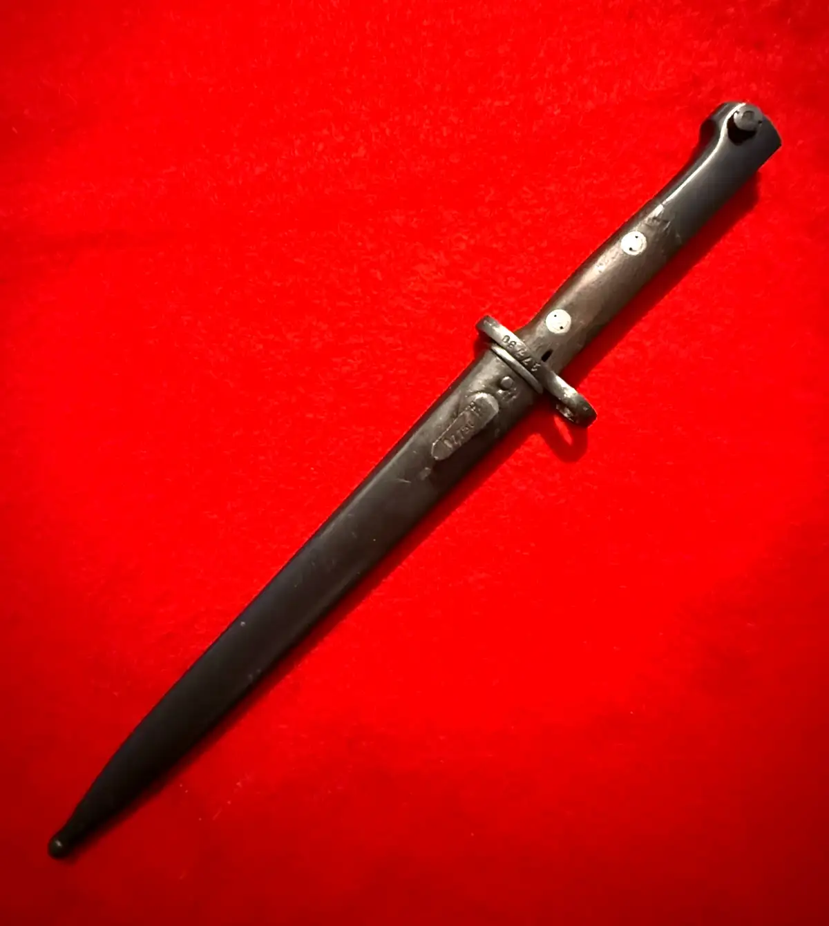 Original Yugoslavian WW2 K98 Bayonet Matching 17750 alternate view