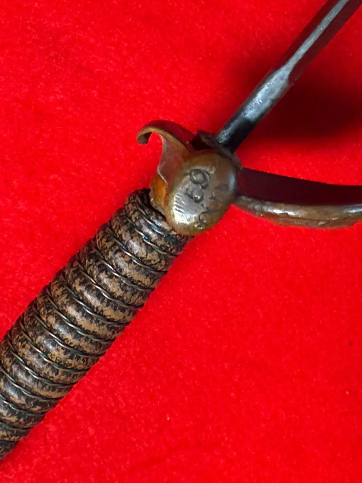 Original US Civil War Staff Officer Sword with Scabbard - View 18