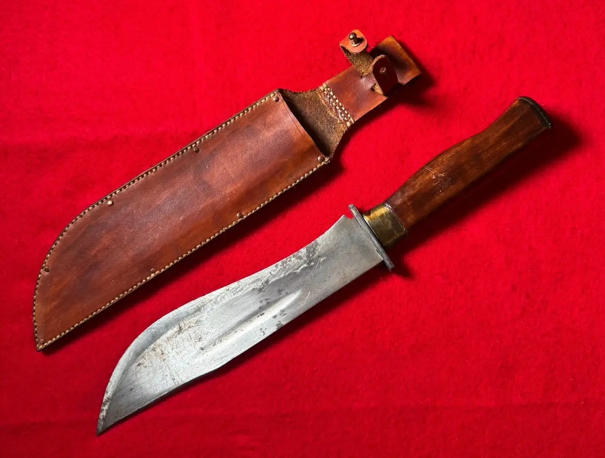 Vintage Bowie Hunting Knife, Machete Historical Large - 2