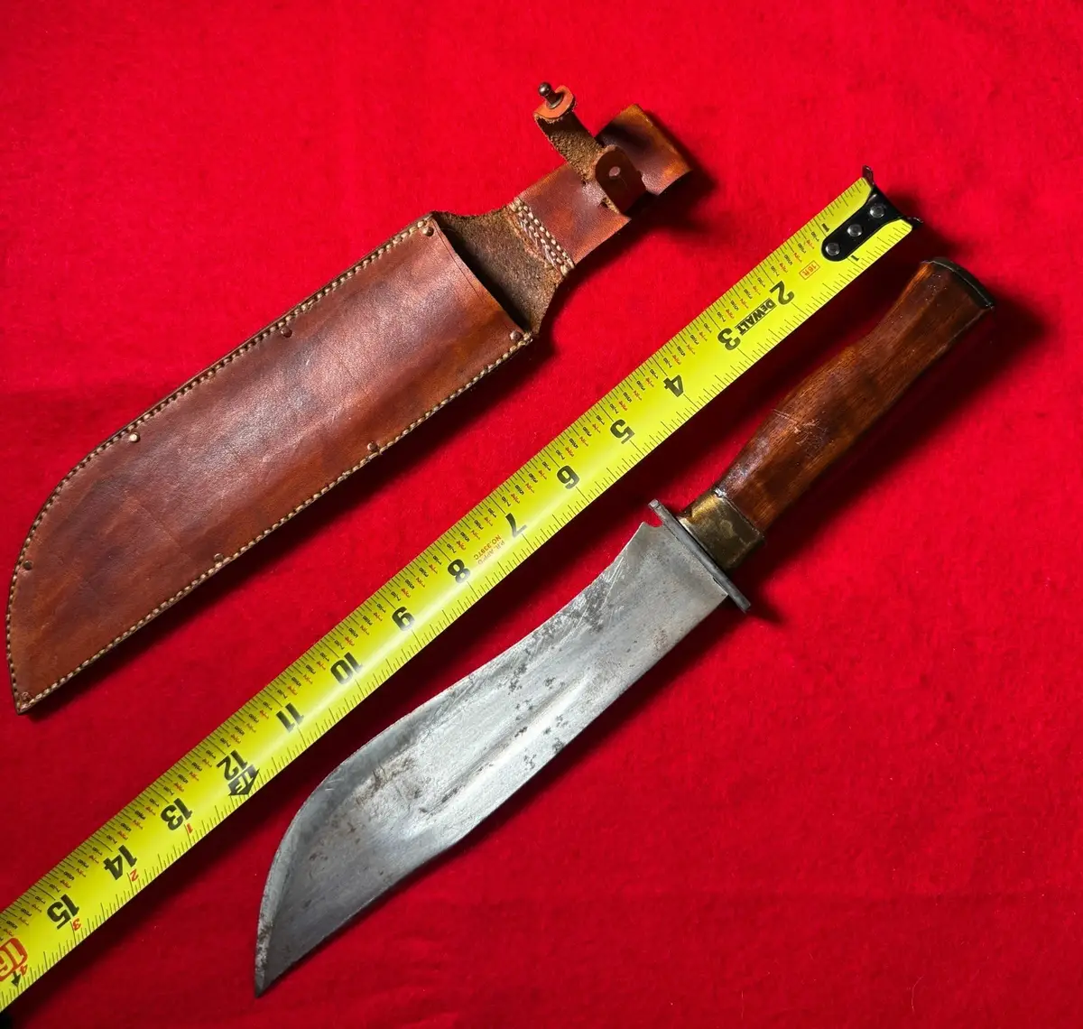 Vintage Bowie Hunting Knife, Machete Historical Large - 3