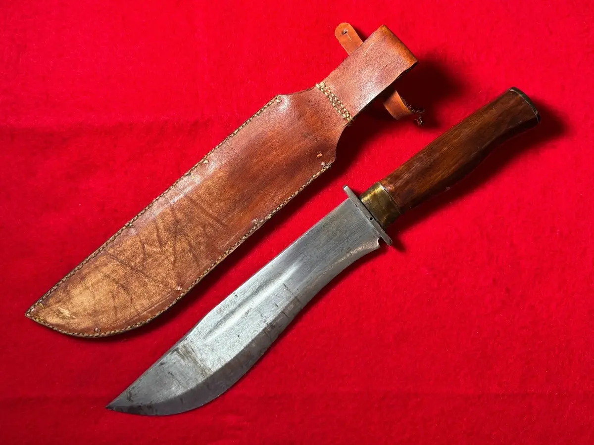 Vintage Bowie Hunting Knife, Machete Historical Large - 4