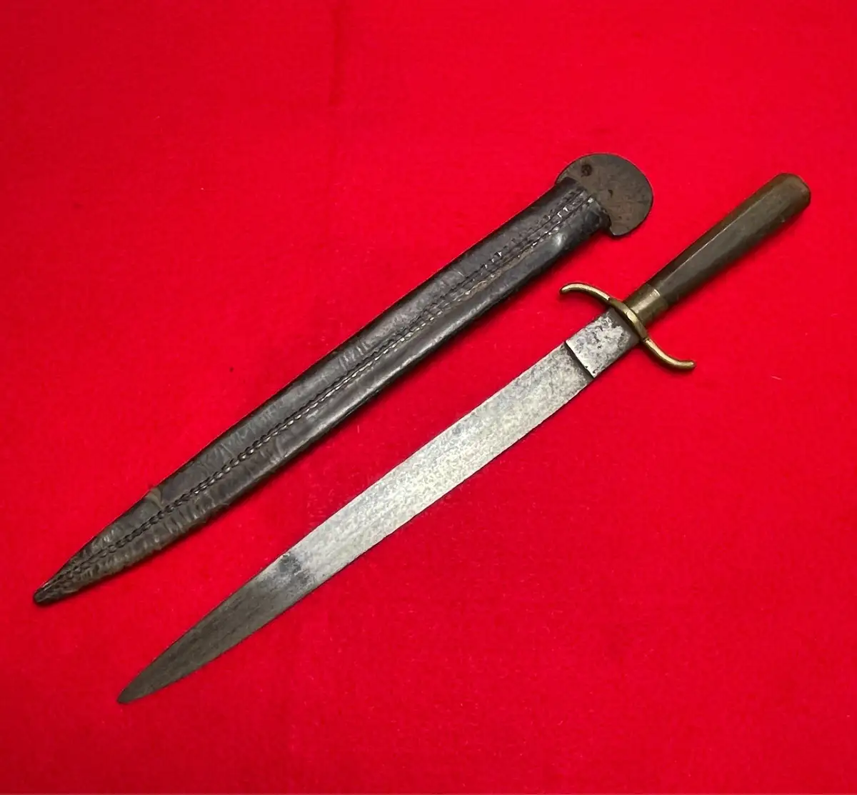 Original Mexican 19th Century Bone Handle Dagger alternate view