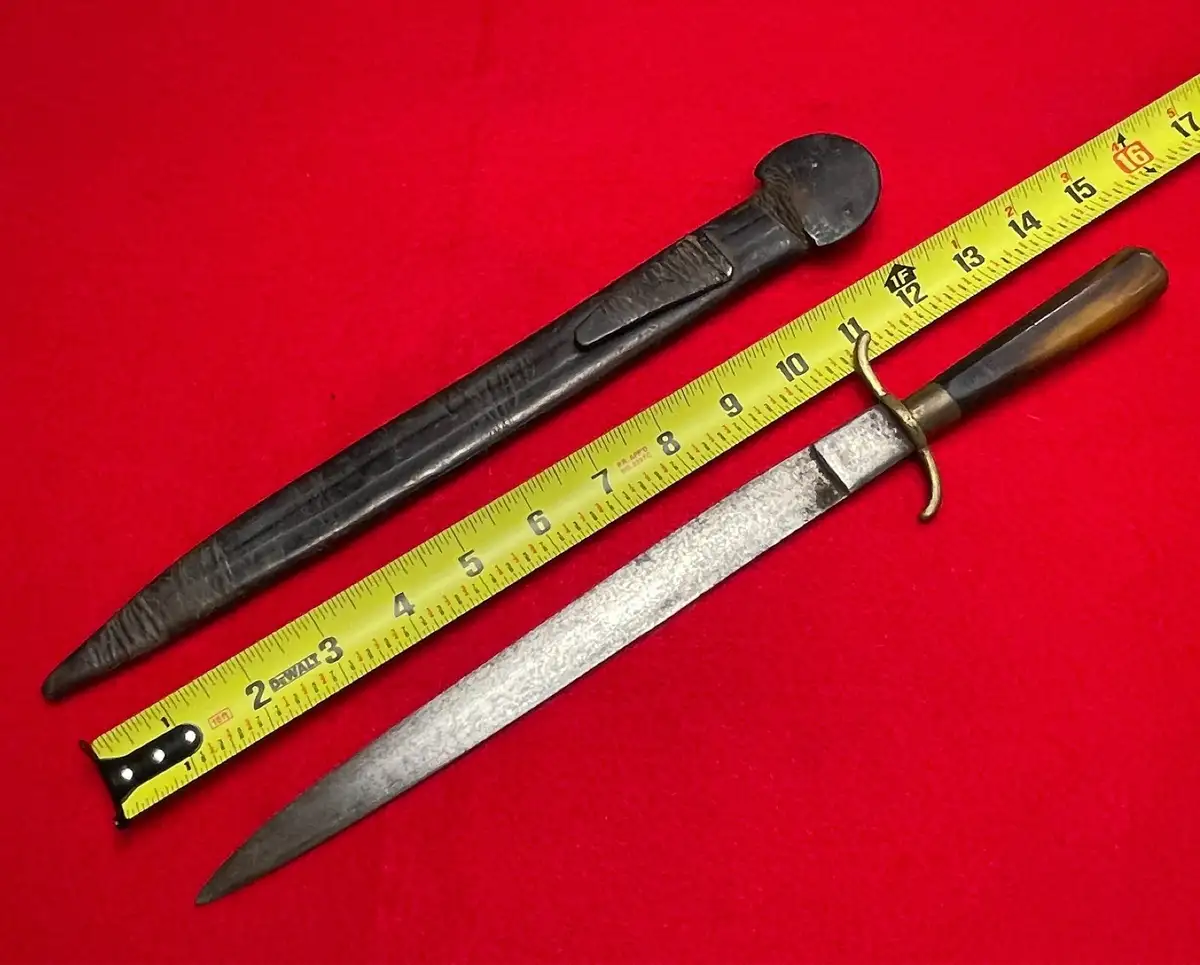 Original Mexican 19th Century Bone Handle Dagger - View 3