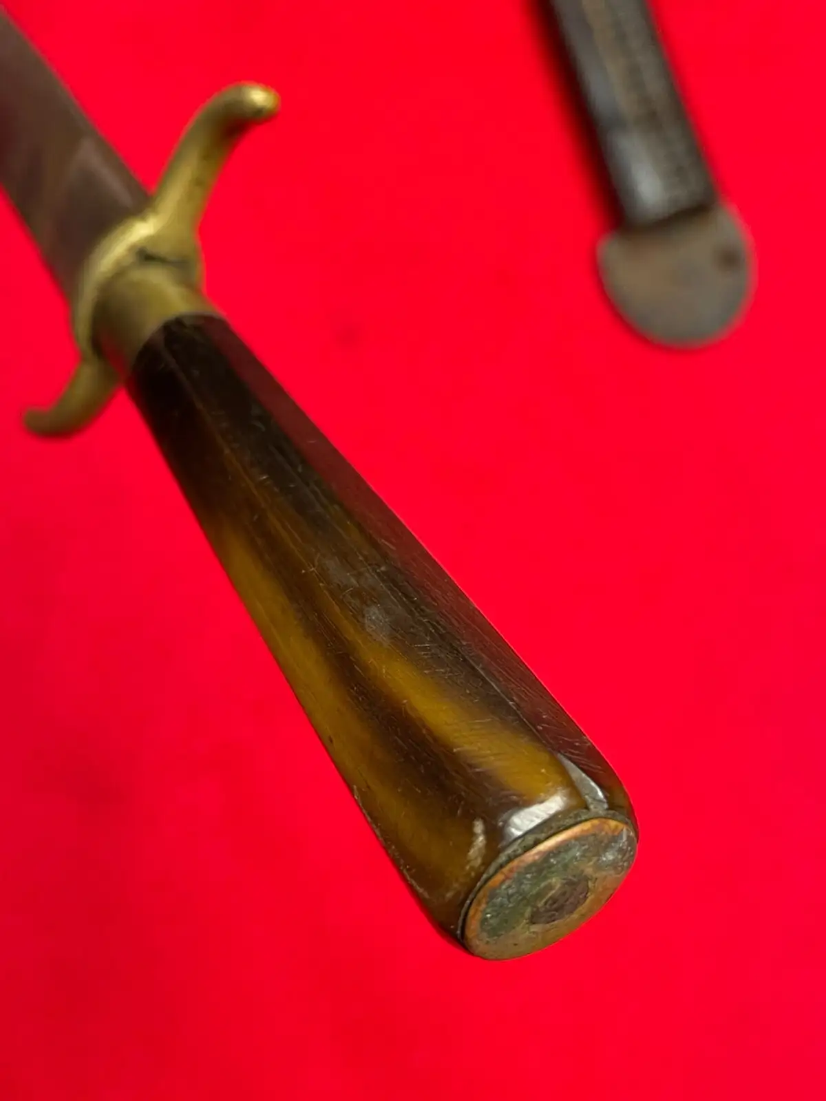 Original Mexican 19th Century Bone Handle Dagger - View 9