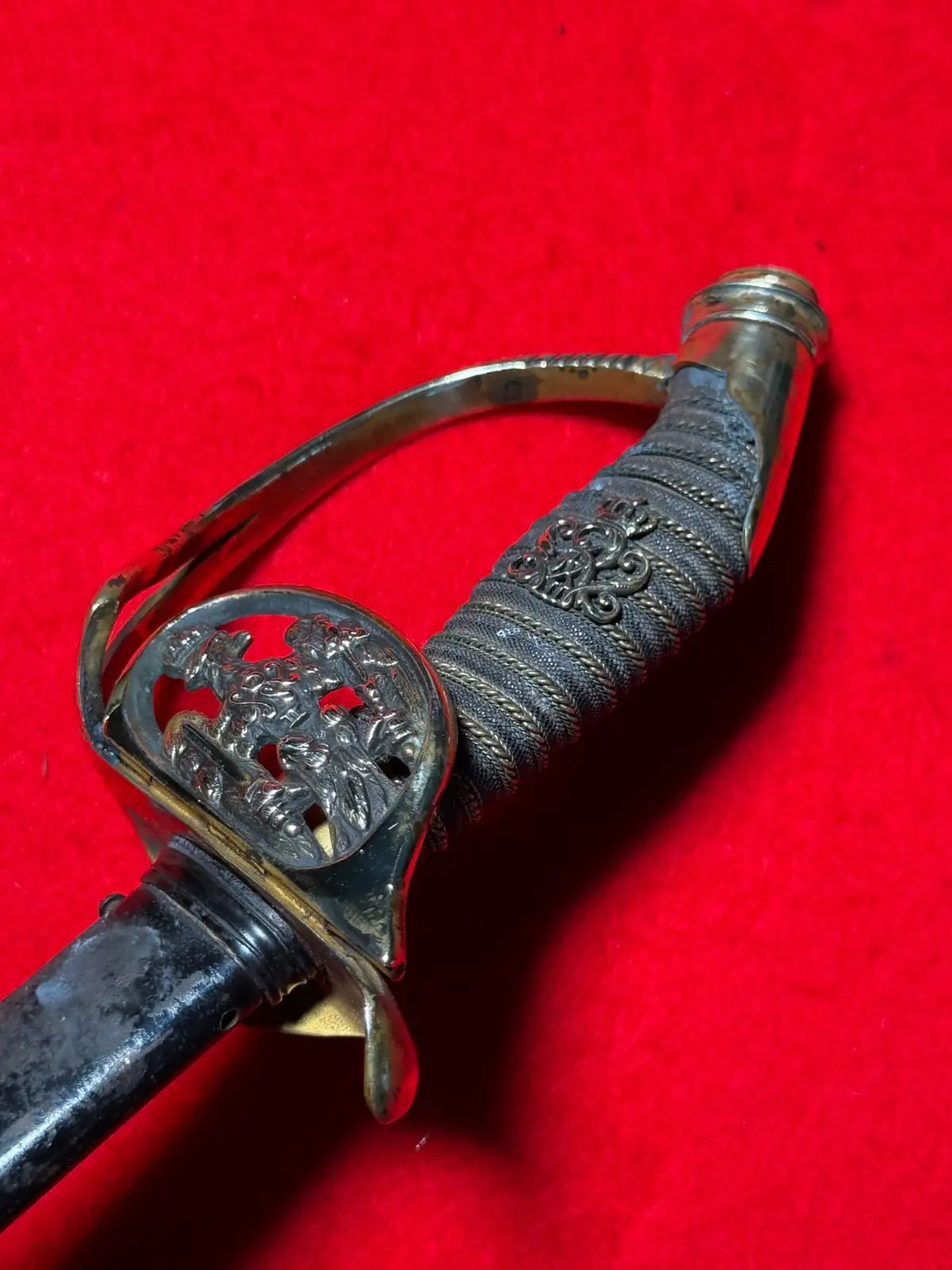 Original German WW1 M1889 Prussian Officer Sword - View 13