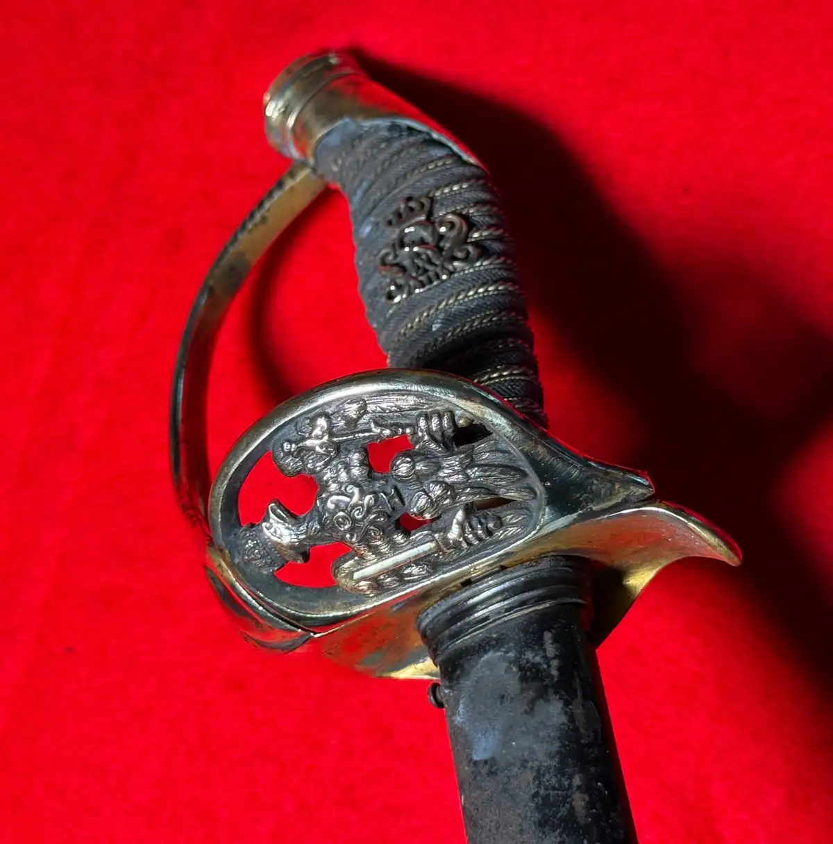 Original German WW1 M1889 Prussian Officer Sword - View 16