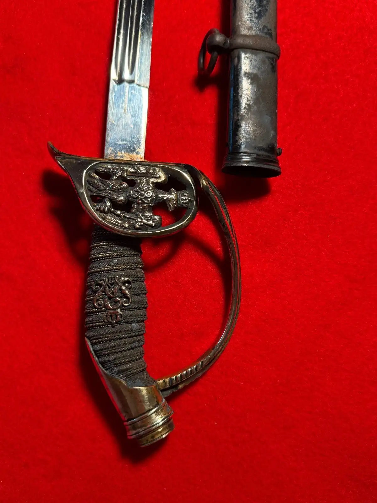 Original German WW1 M1889 Prussian Officer Sword - View 6