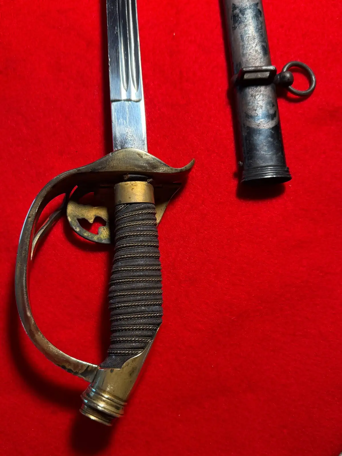 Original German WW1 M1889 Prussian Officer Sword - View 7