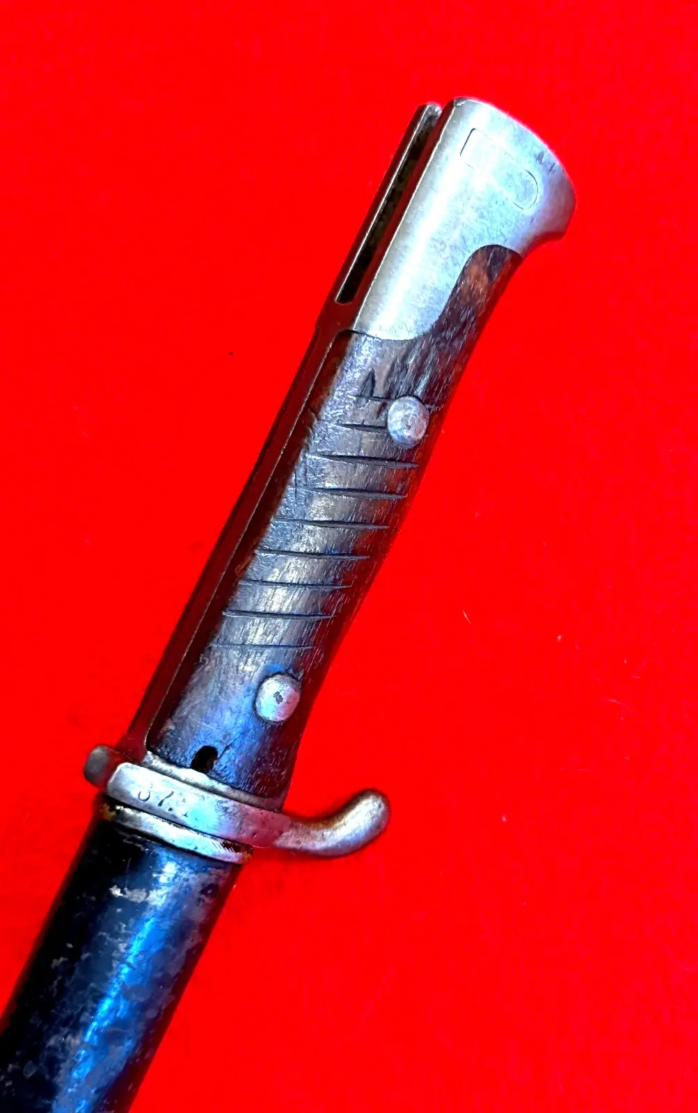 Antique Very Rare Original WWI German M1898 Sawback Bayonet - 14