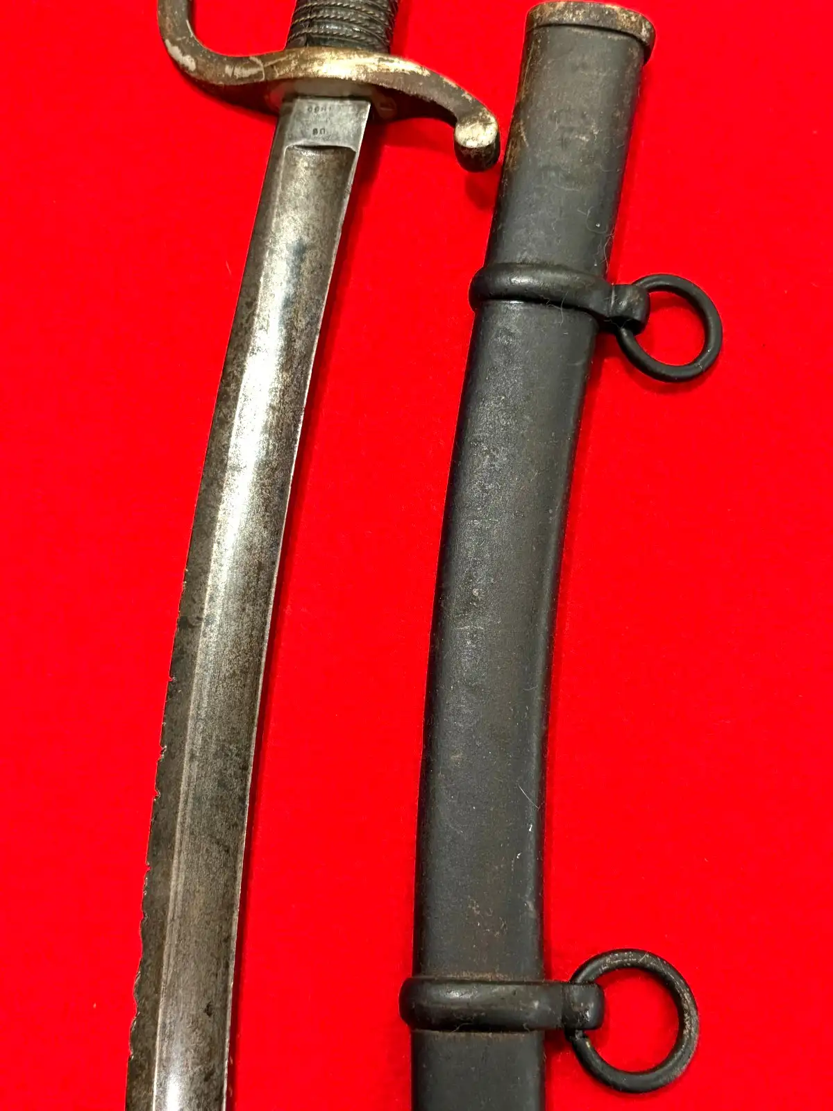 Original US Civil War Ames Artillery Sword Dated 1865 - View 8